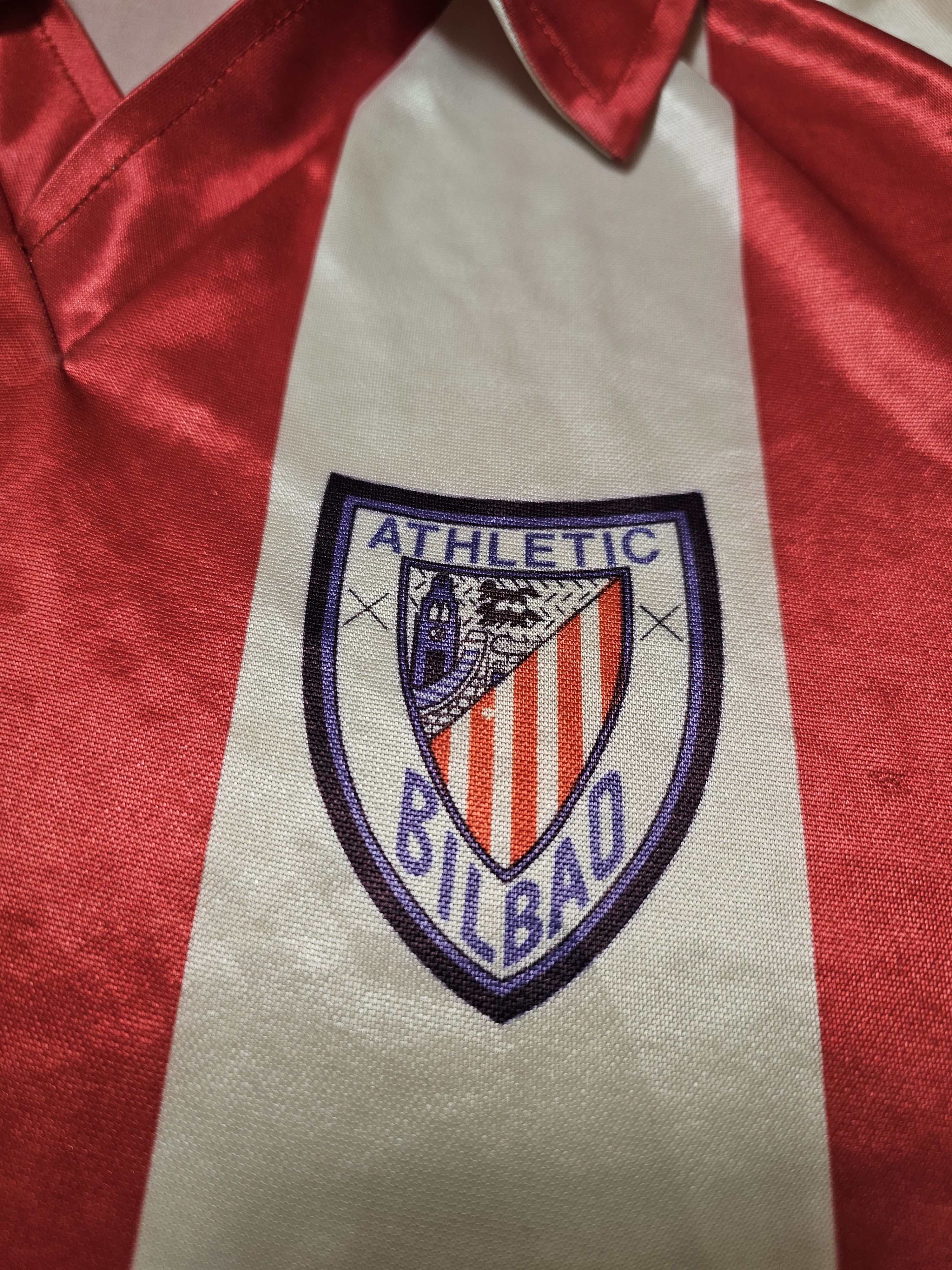 All Sport ATHLETIC BILBAO VINTAGE 90S FOOTBALL SHIRT SOCCER JERSEY Size US S / EU 44-46 / 1 - 4 Thumbnail
