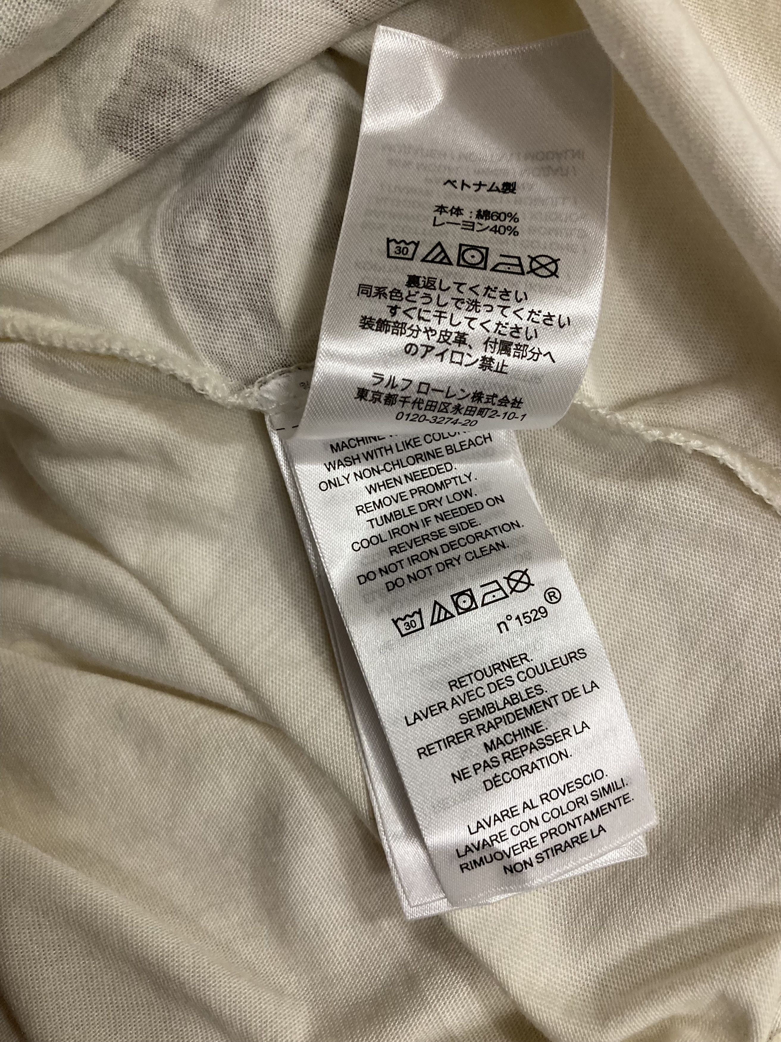 Ralph Lauren Ralph Lauren Belting-Print Cotton-Blend Crewneck Tee Size M / US 6-8 / IT 42-44 - 6 Thumbnail