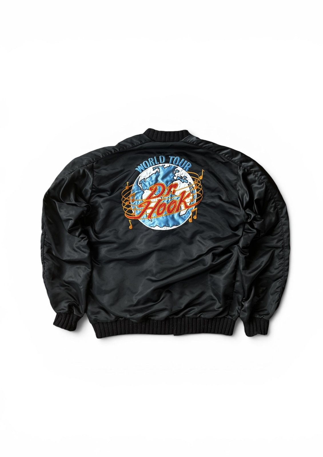 Vintage vintage dr hook tour nylon bomber jacket 70s/80s Size US M / EU 48-50 / 2 - 1 Thumbnail