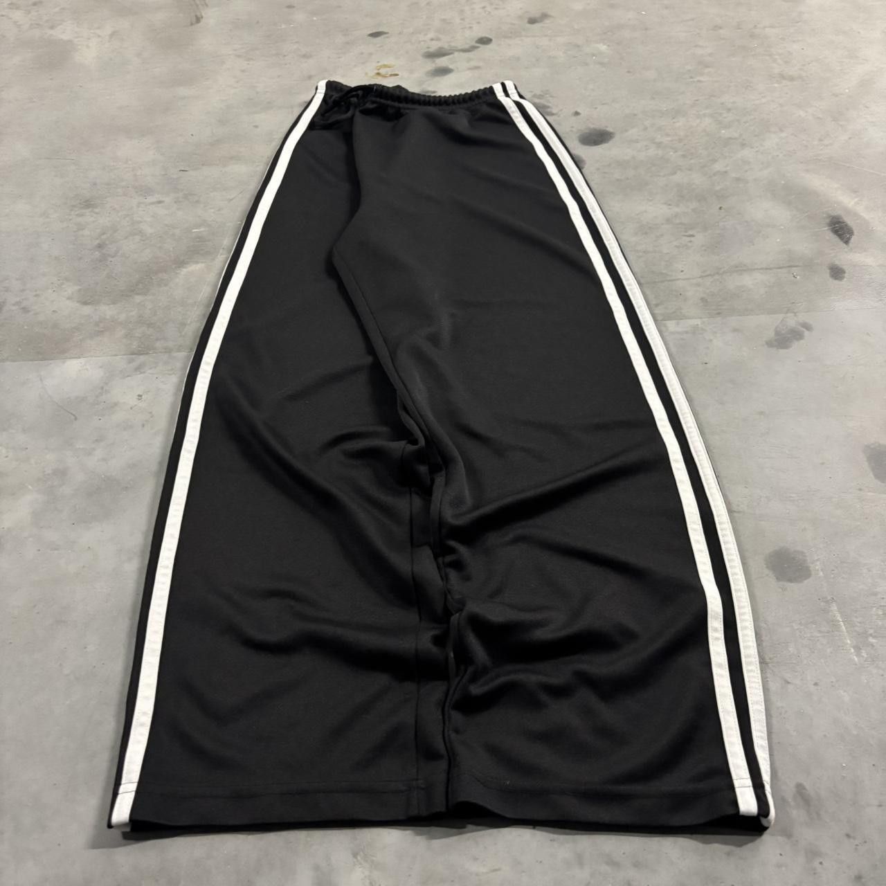 Vintage Crazy Vintage Y2K/2000s Black Striped Streetwear Track Pants! Fits M Size US 32 / EU 48 - 2 Thumbnail
