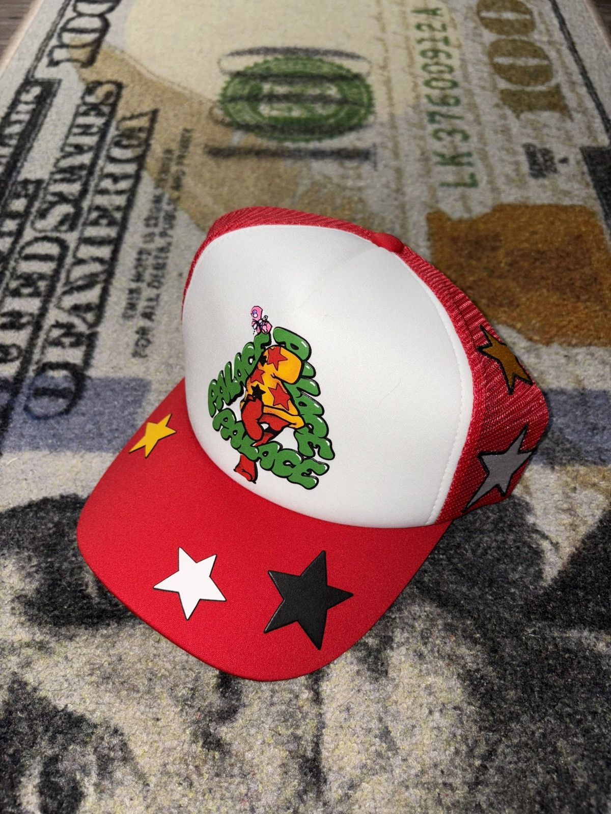 Palace Palace Mark Bode Trucker Hat Black | Grailed