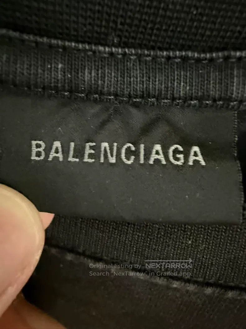 Balenciaga Balenciaga Crystal Logo Short-Sleeve Size US XS / EU 42 / 0 - 3 Thumbnail