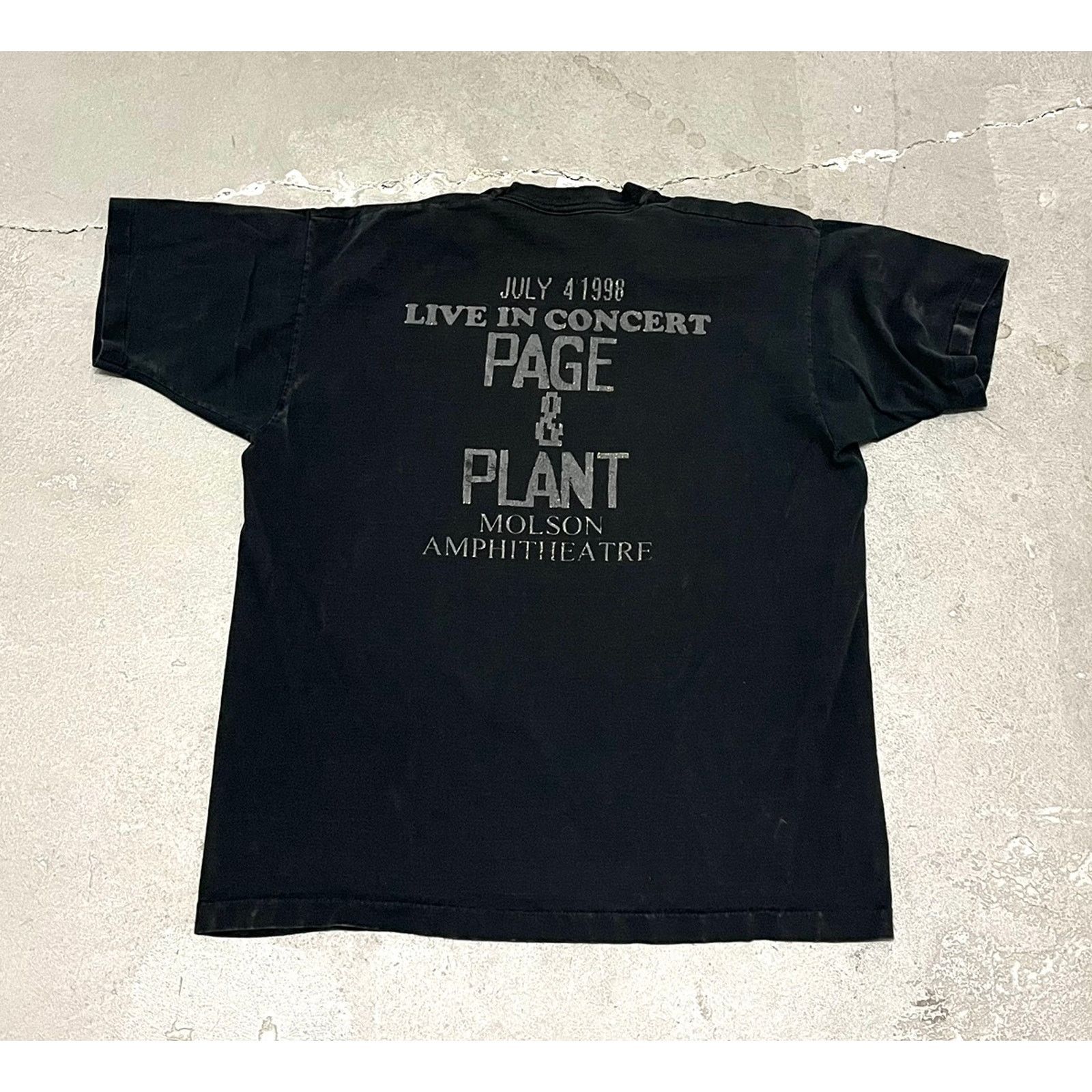 Band Tees × Vintage Vintage 1998 Led Zeppelin Parking Lot Band T-shirt M/L Size US L / EU 52-54 / 3 - 8 Thumbnail