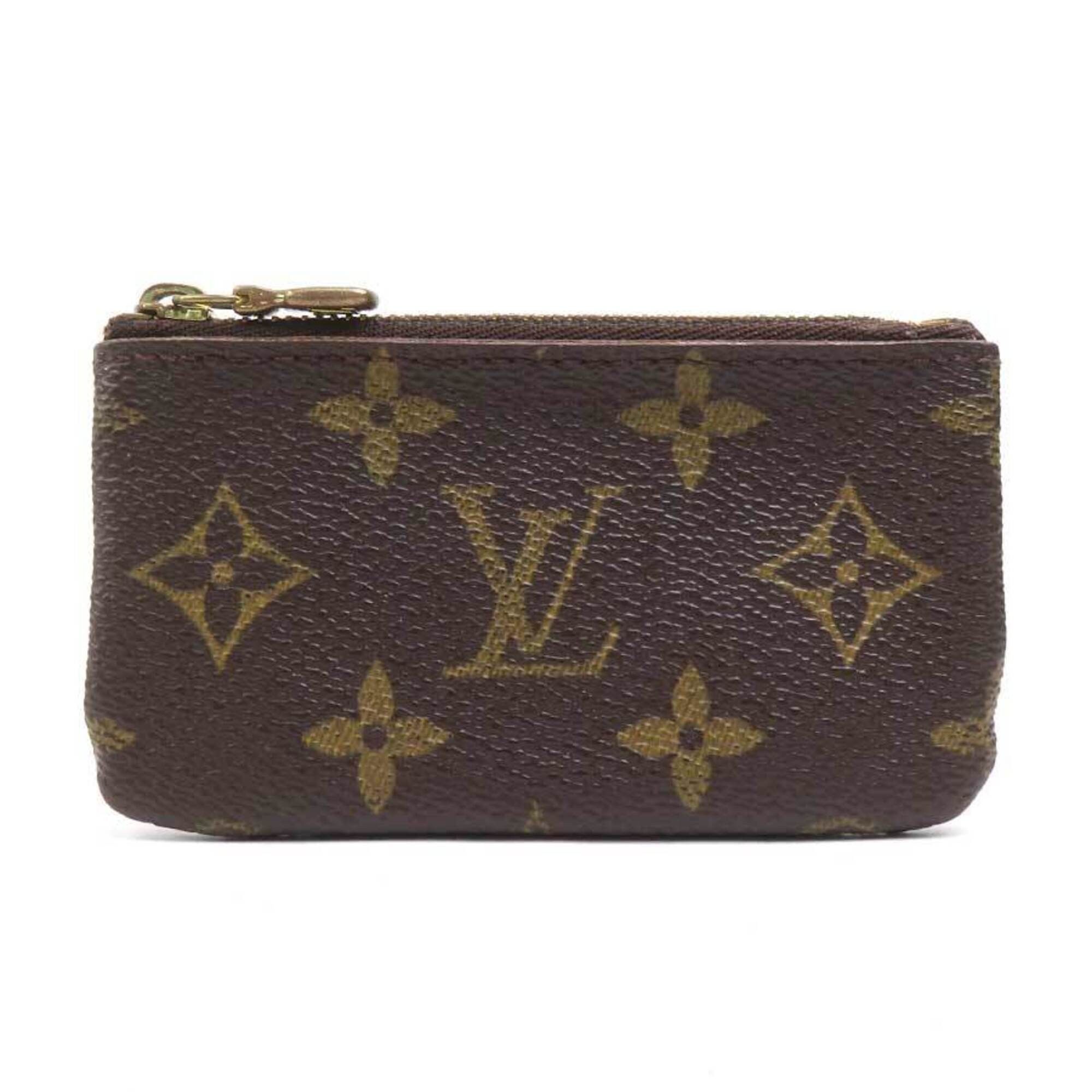Louis Vuitton Louis Vuitton Key Case Monogram Pochette Cle Canvas Brown Gold Men's Women's M62650 e61766a Size ONE SIZE - 1 Thumbnail