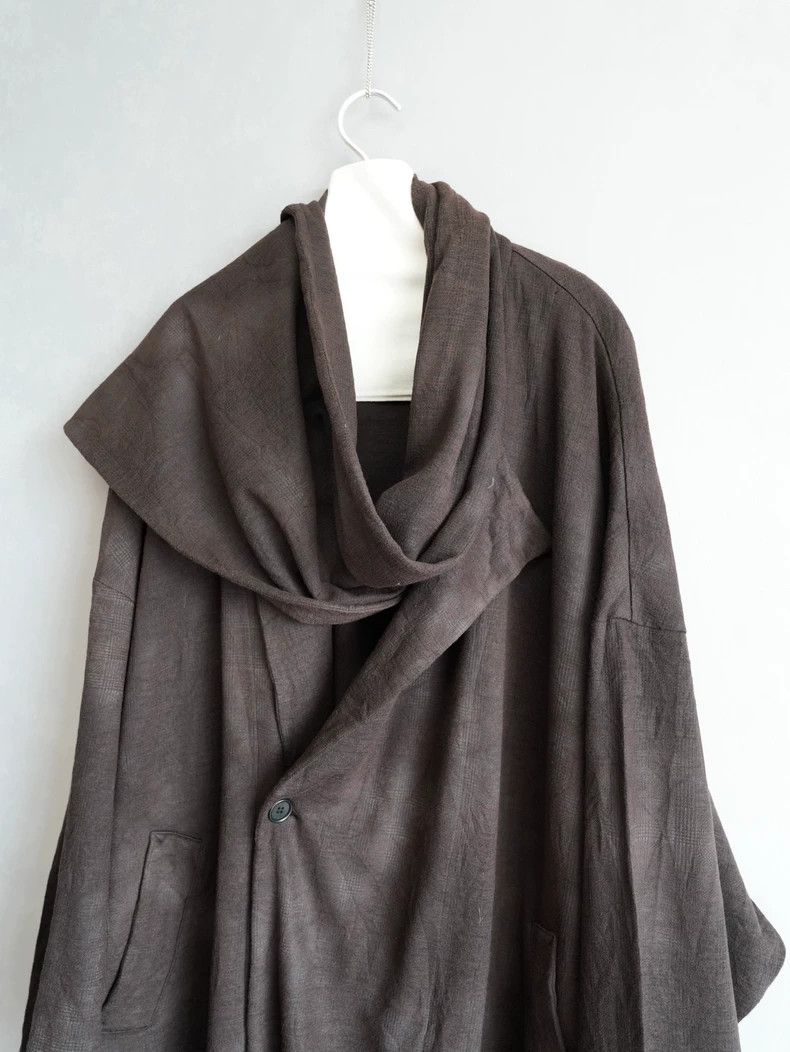 Yohji Yamamoto Yohji Yamamoto21 AW Dyed Scarf Coat 2503-Nextarrow Size US L / EU 52-54 / 3 - 4 Thumbnail
