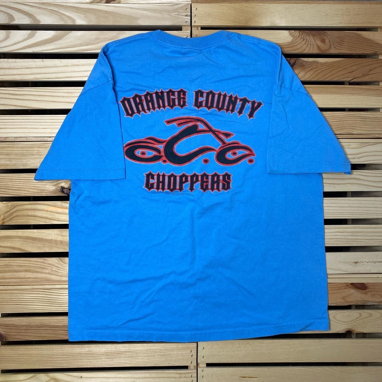 Other Vintage OCC Orange County Choppers Blue Biker Tee Size XL Size US XL / EU 56 / 4 - 1 Thumbnail