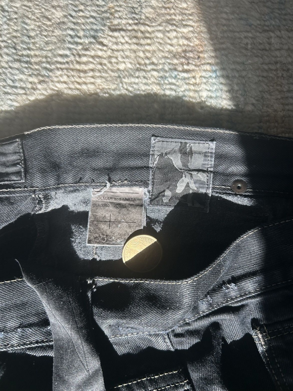 Rick Owens rick owens ss09 O&M deep black wax berlin detroits Size US 30 / EU 46 - 4 Thumbnail