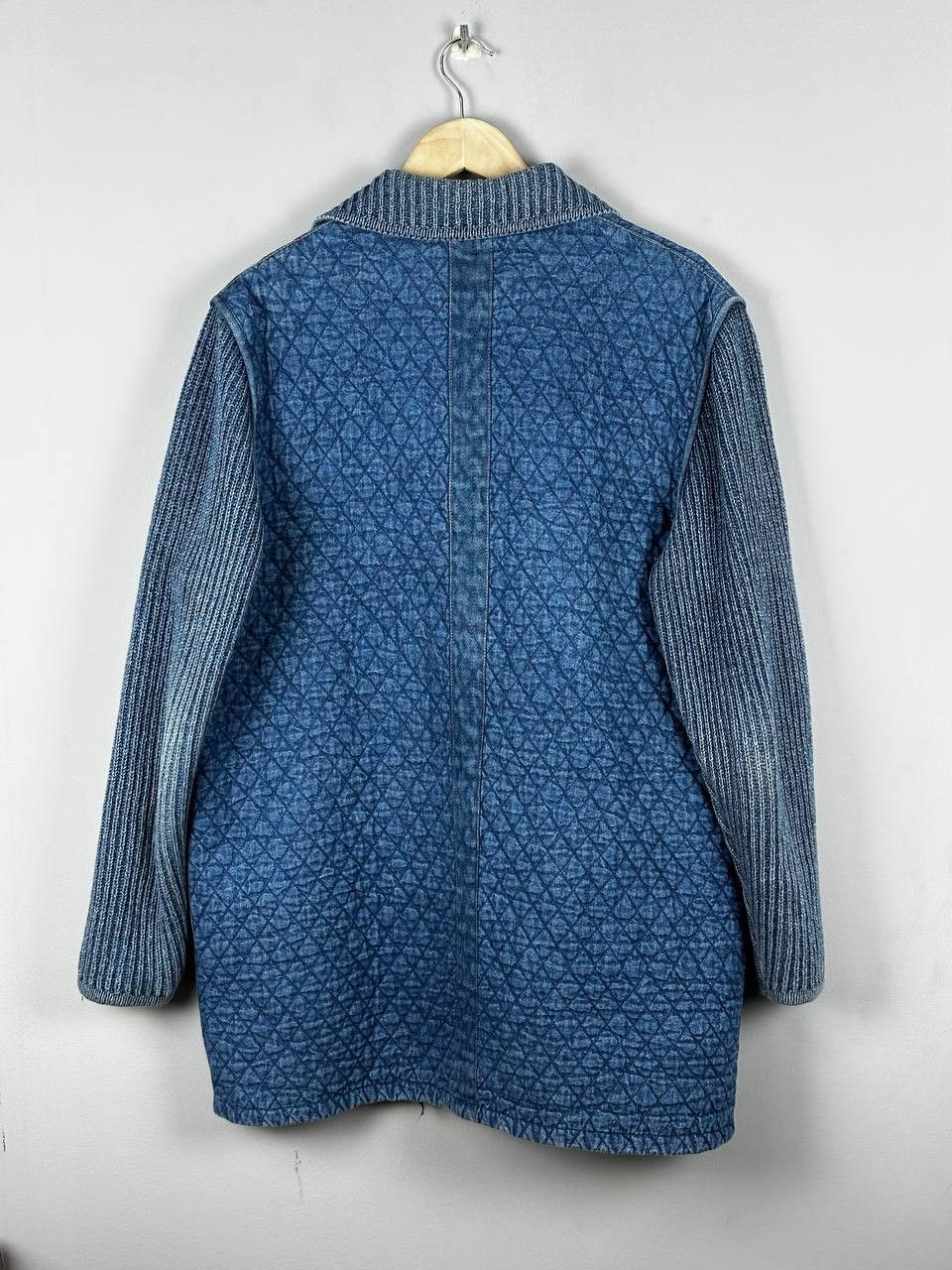 Vintage Vintage Blue Willi’s Nautical Knit Sweater Sailboat Denim Size US XXL / EU 58 / 5 - 10 Thumbnail
