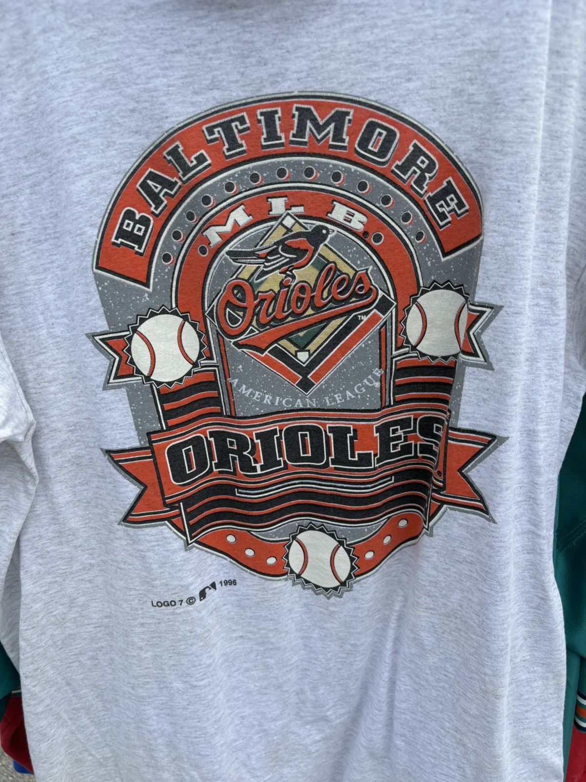 MLB × Vintage 1996 Baltimore Orioles MLB T-Shirt Size US XL / EU 56 / 4 - 2 Thumbnail