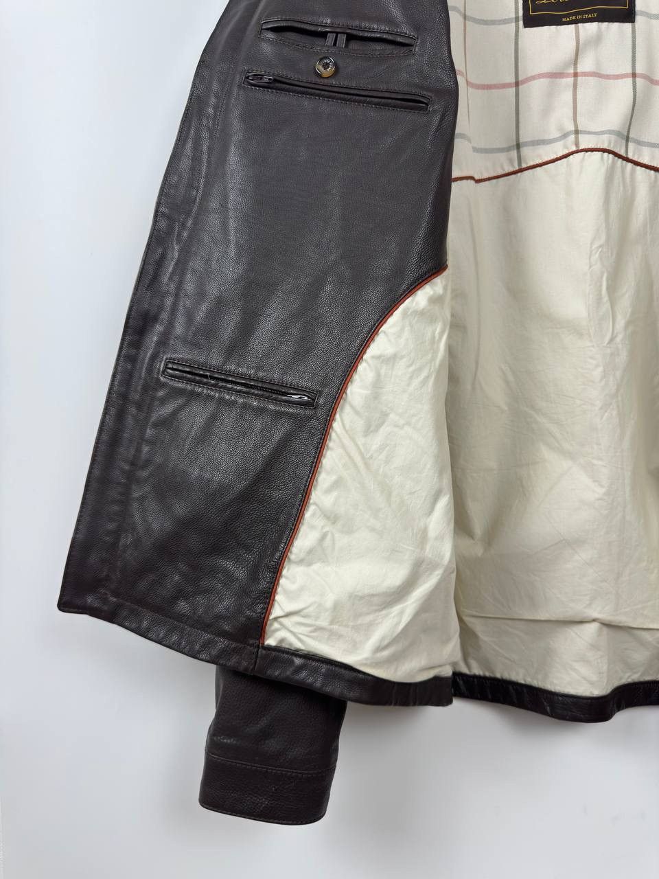 Loro Piana Loro Piana Leather Brown Jacket Size US M / EU 48-50 / 2 - 7 Thumbnail