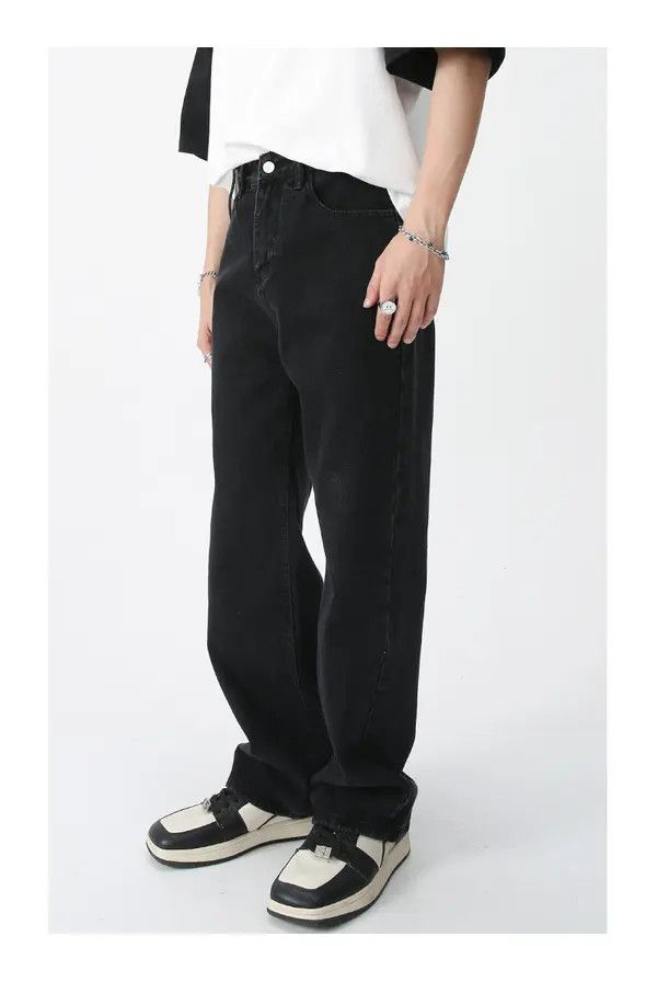 Japanese Brand VIBE Loose straight high waist classic jeans y2k Size US 32 / EU 48 - 2 Thumbnail