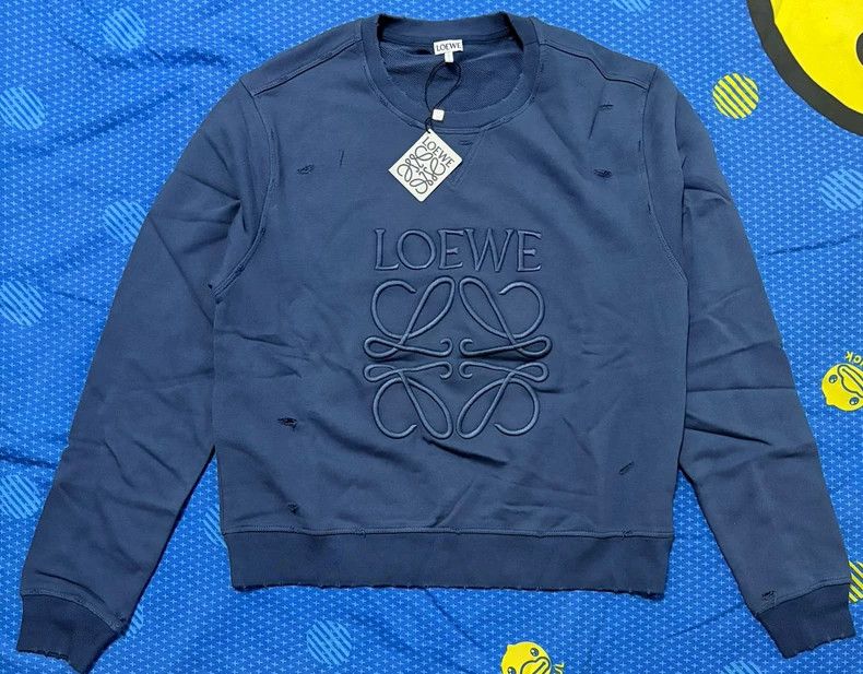 Loewe LOEWE Blue hoodie Size XS / US 0-2 / IT 36-38 - 1 Thumbnail