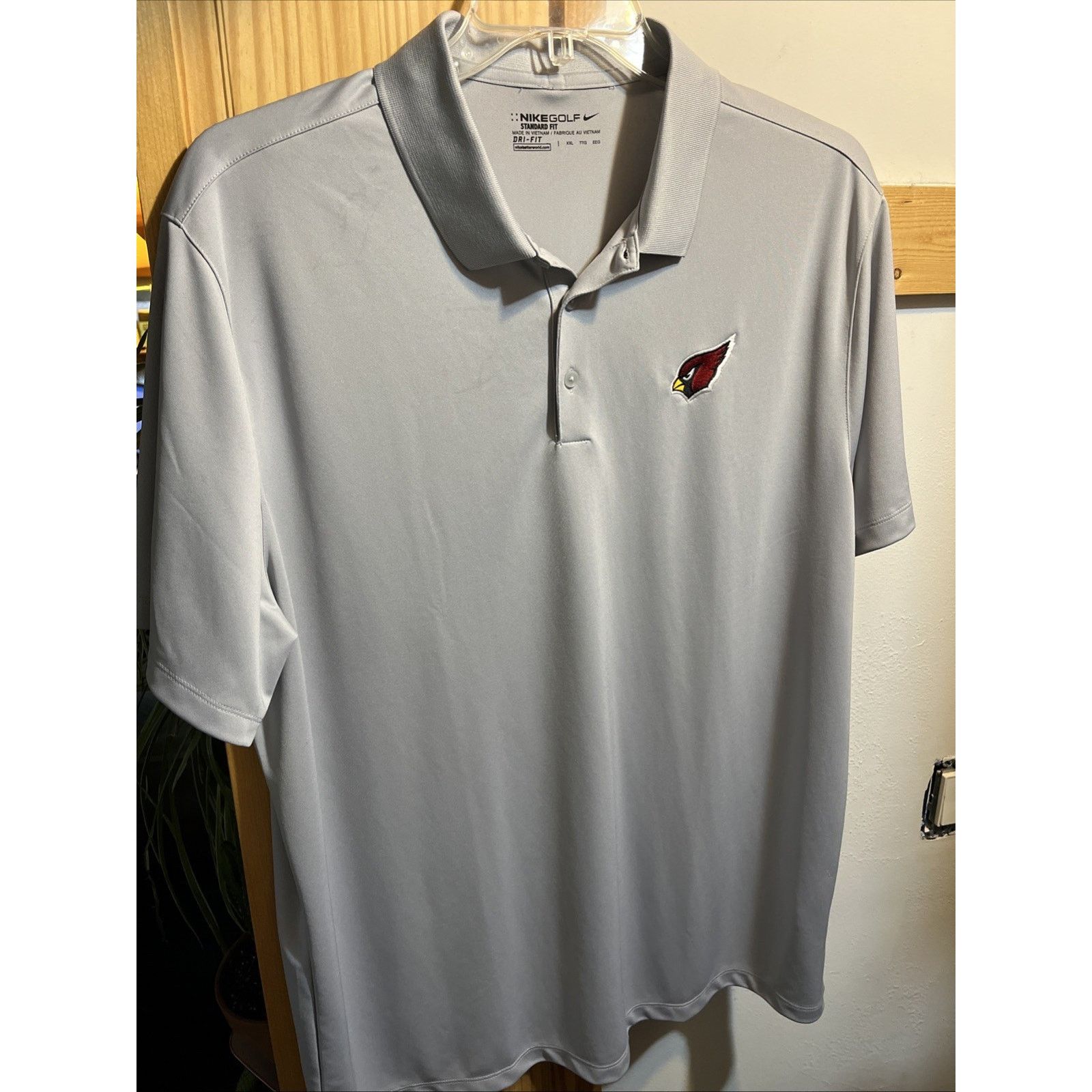 Nike Nike Dri Fit NFL Arizona Cardinals Polo Shirt Men’s XXL Golf Size US XXL / EU 58 / 5 - 6 Thumbnail