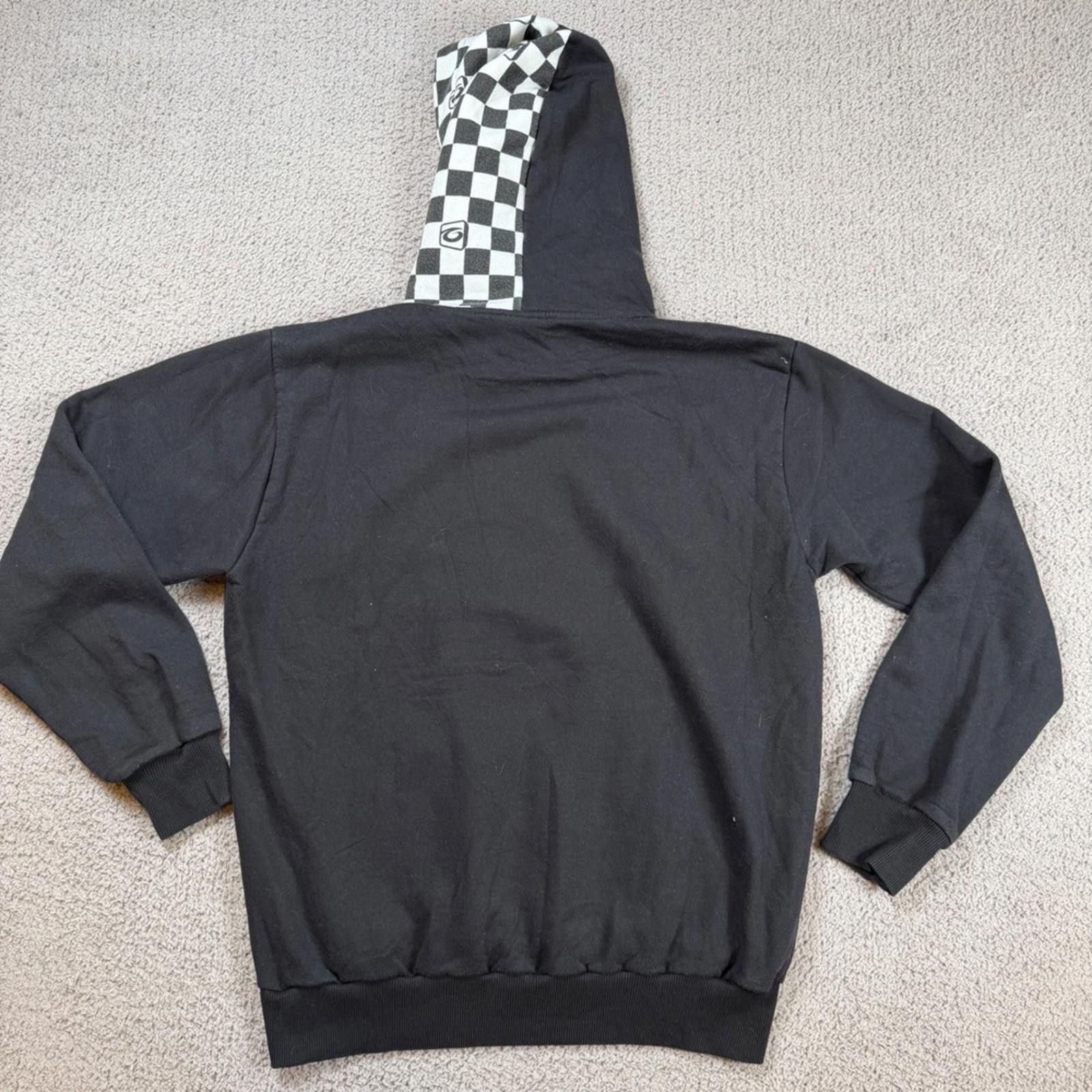 Spiritual Gangster Y2K Racing Graphic Hoodie Checkerboard Hood Streetwear Size US M / EU 48-50 / 2 - 3 Thumbnail