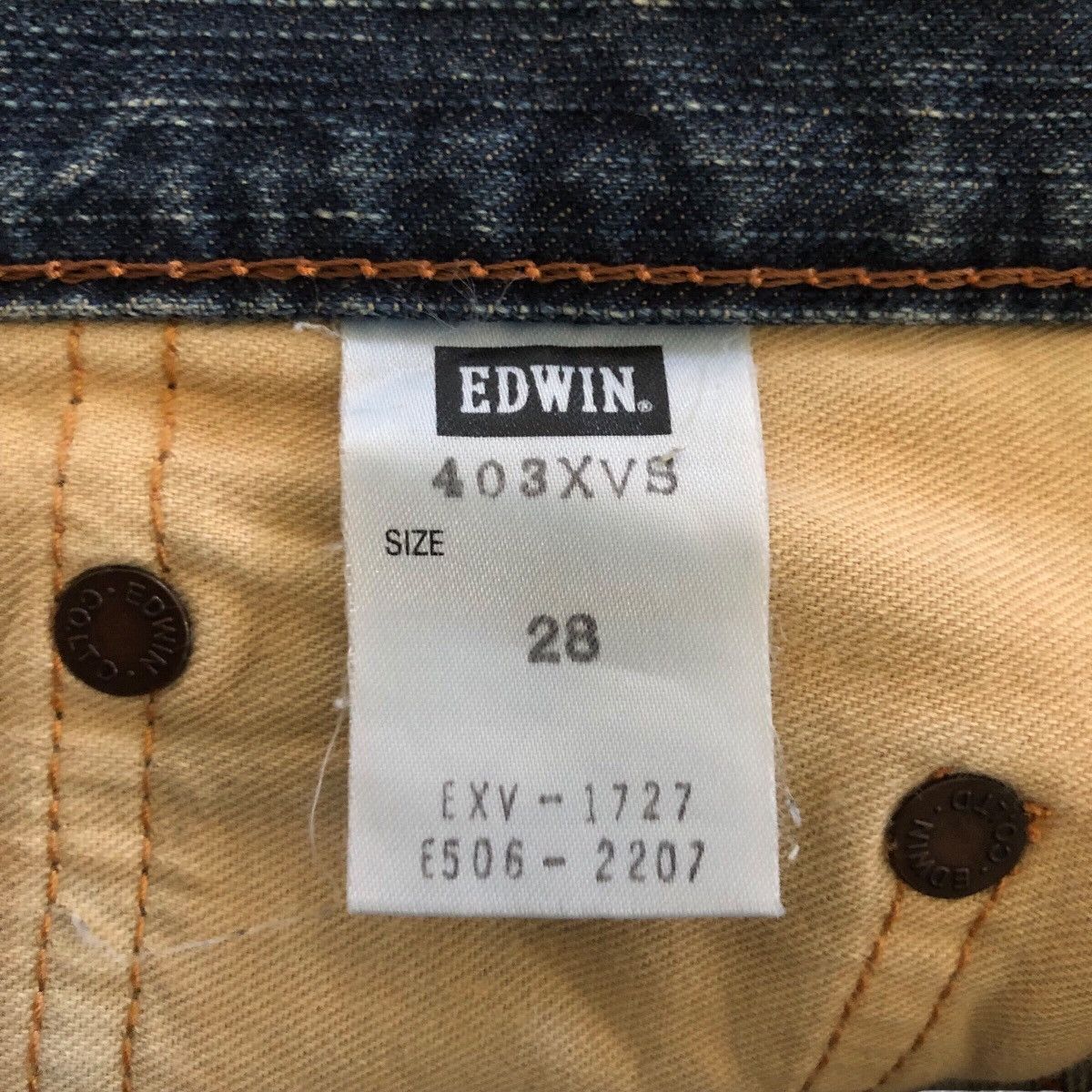 Edwin Vintage Edwin Faded Whiskers Denim Jeans Size US 32 / EU 48 - 17 Thumbnail