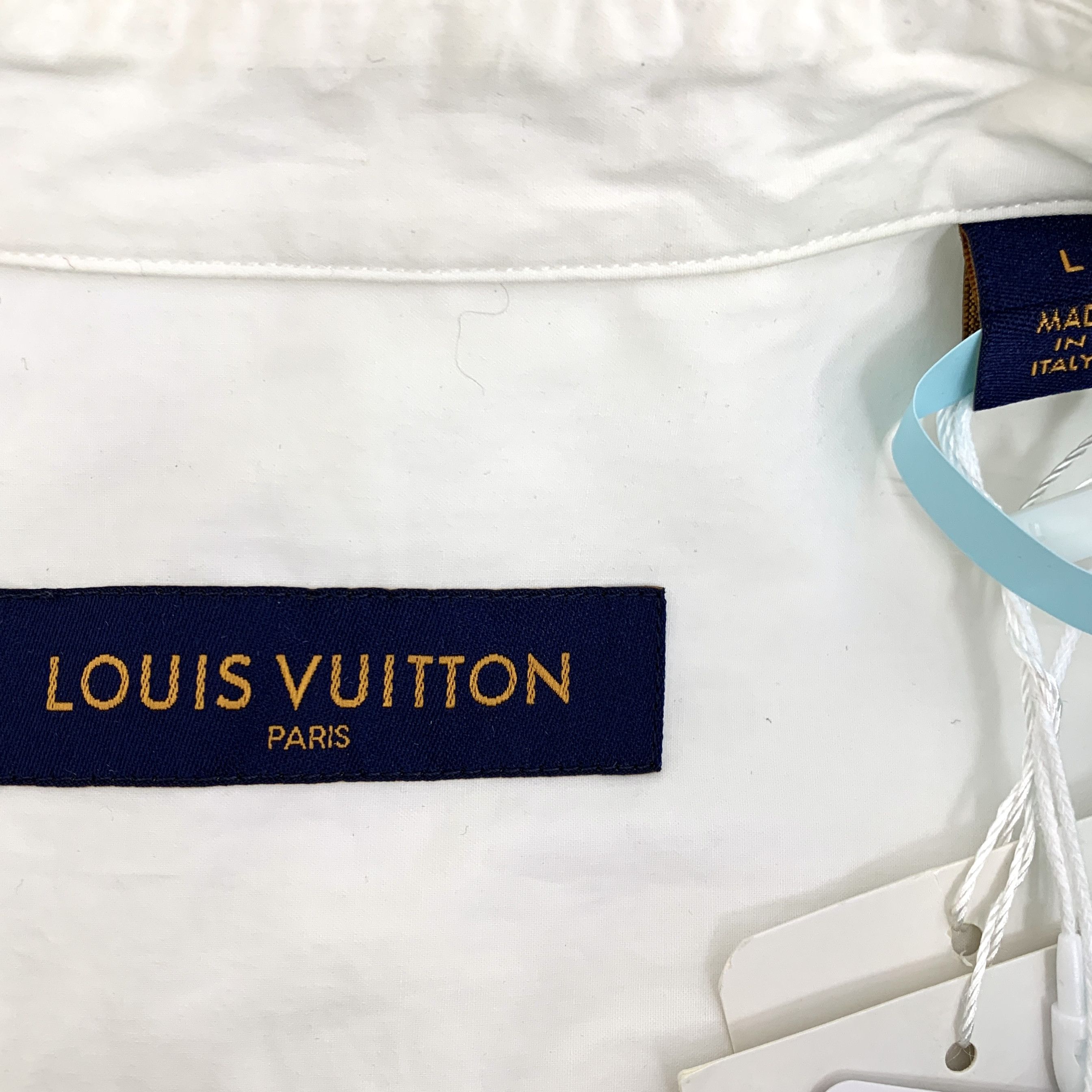 Louis Vuitton Louis Vuitton Cotton Shirt White (L) Size US L / EU 52-54 / 3 - 5 Thumbnail