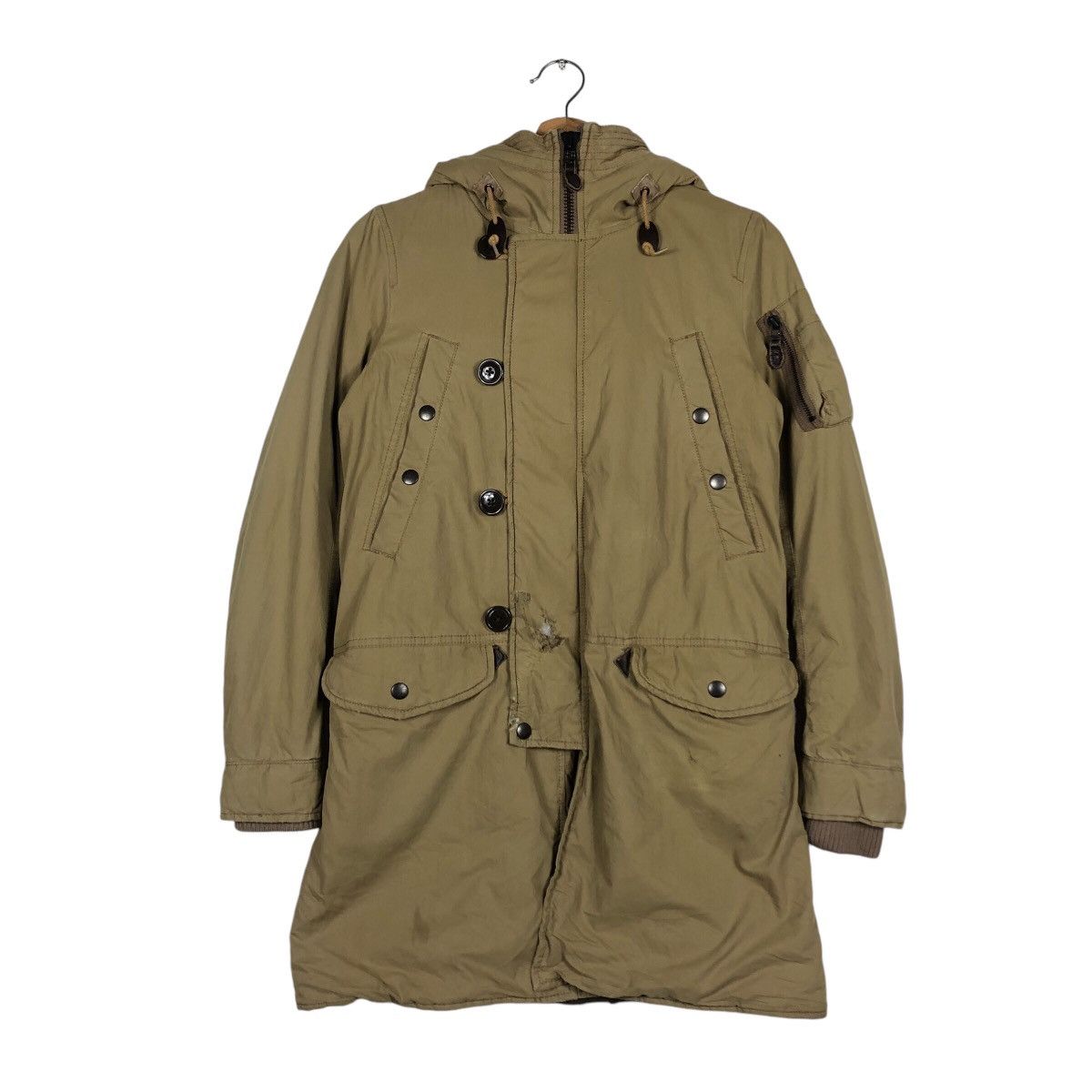 Japanese Brand 📌Vintage Parka Jacket Johnbull Mink Fur Hoodie LGB Chore Size US S / EU 44-46 / 1 - 13 Thumbnail