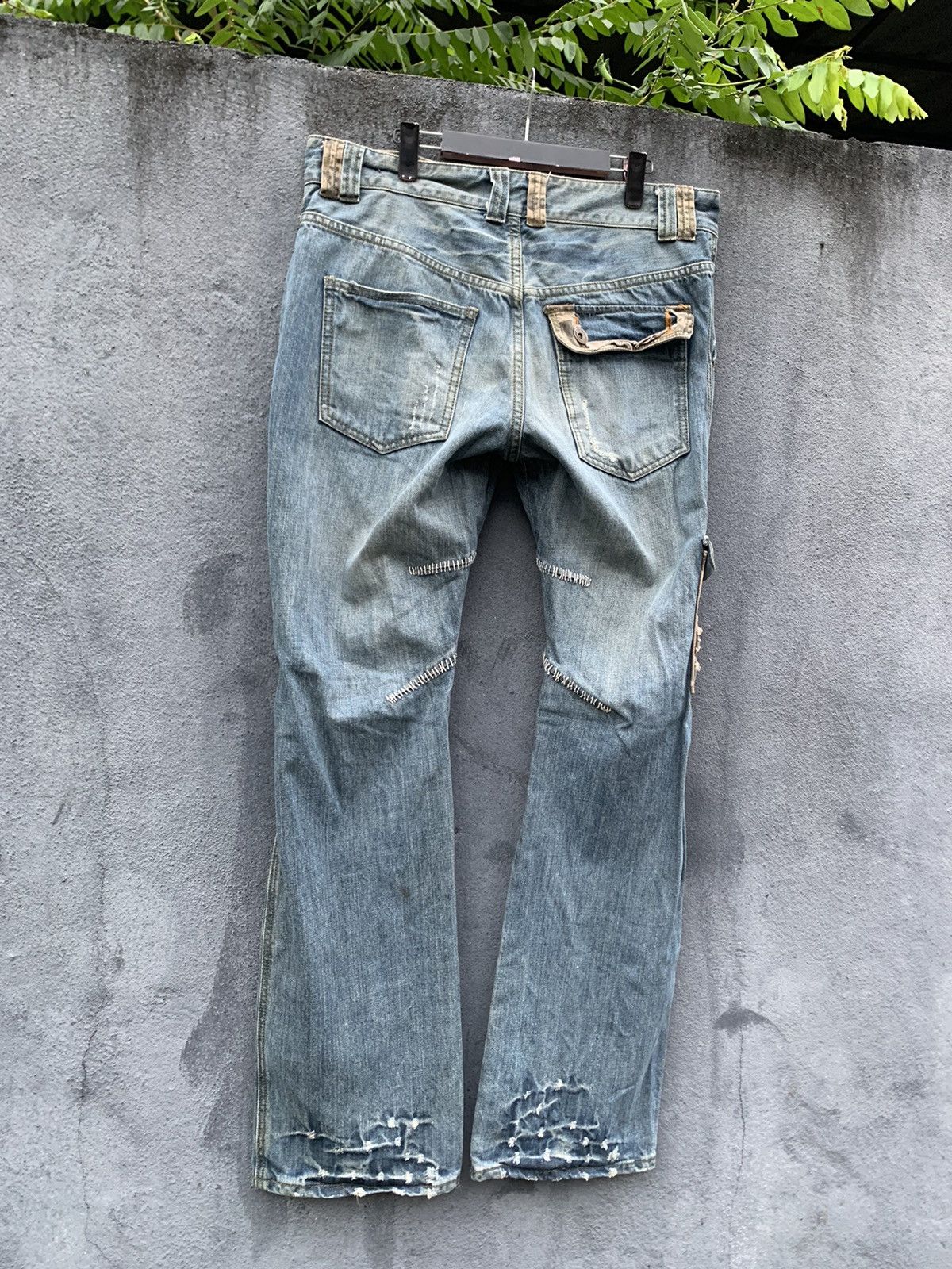 Vintage 👹VINTAGE FOUR SEASON DISTRESSED BAGGY JEANS Size US 34 / EU 50 - 2 Thumbnail