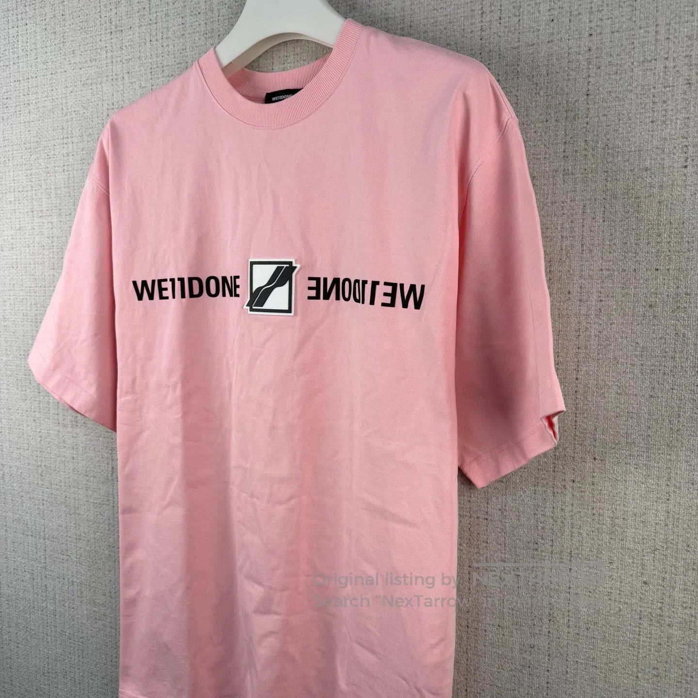 WE11DONE WE11DONE Logo Mirror Flip Tee. Size S / US 4 / IT 40 - 2 Thumbnail