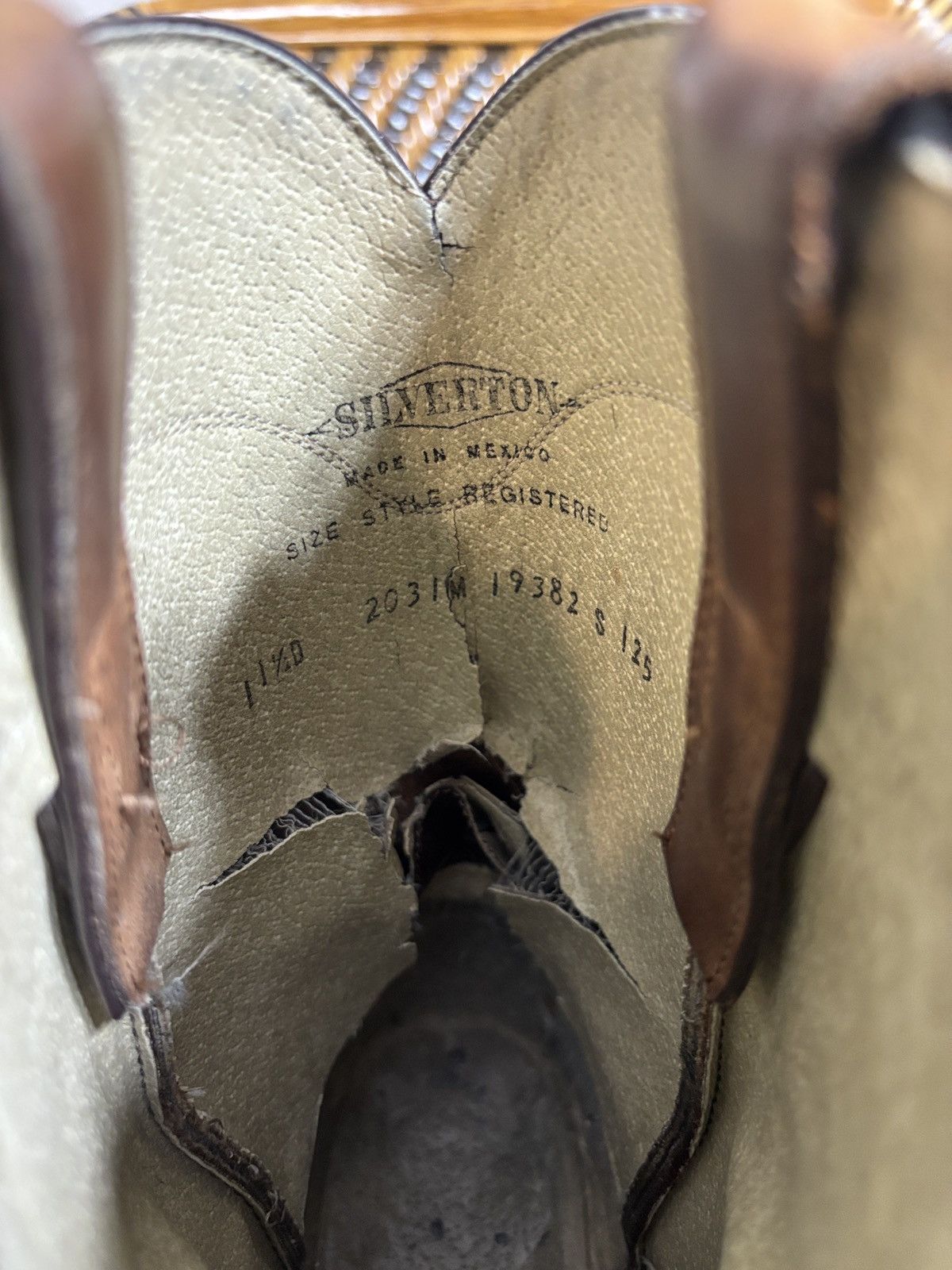 Other Silverton Western Roper Boots Cowboy Leather Size 11.5 D Size US 11.5 / EU 44-45 - 7 Thumbnail