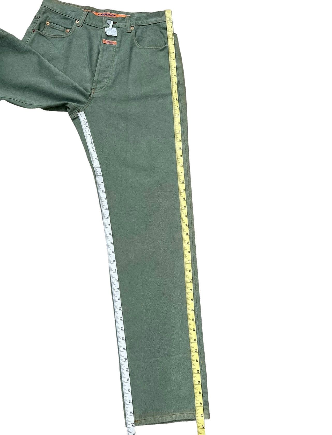 Marithe + Francois Girbaud Vintage 90s MFG Sun Fade Green Denim Baggy Jeans Size US 32 / EU 48 - 5 Thumbnail