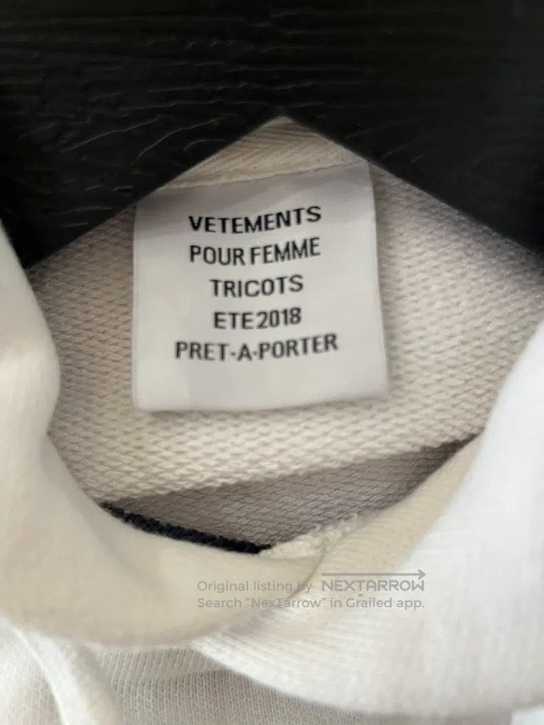 Vetements Vetements Colorblocked Hooded Sweatshirt Size US XS / EU 42 / 0 - 3 Thumbnail