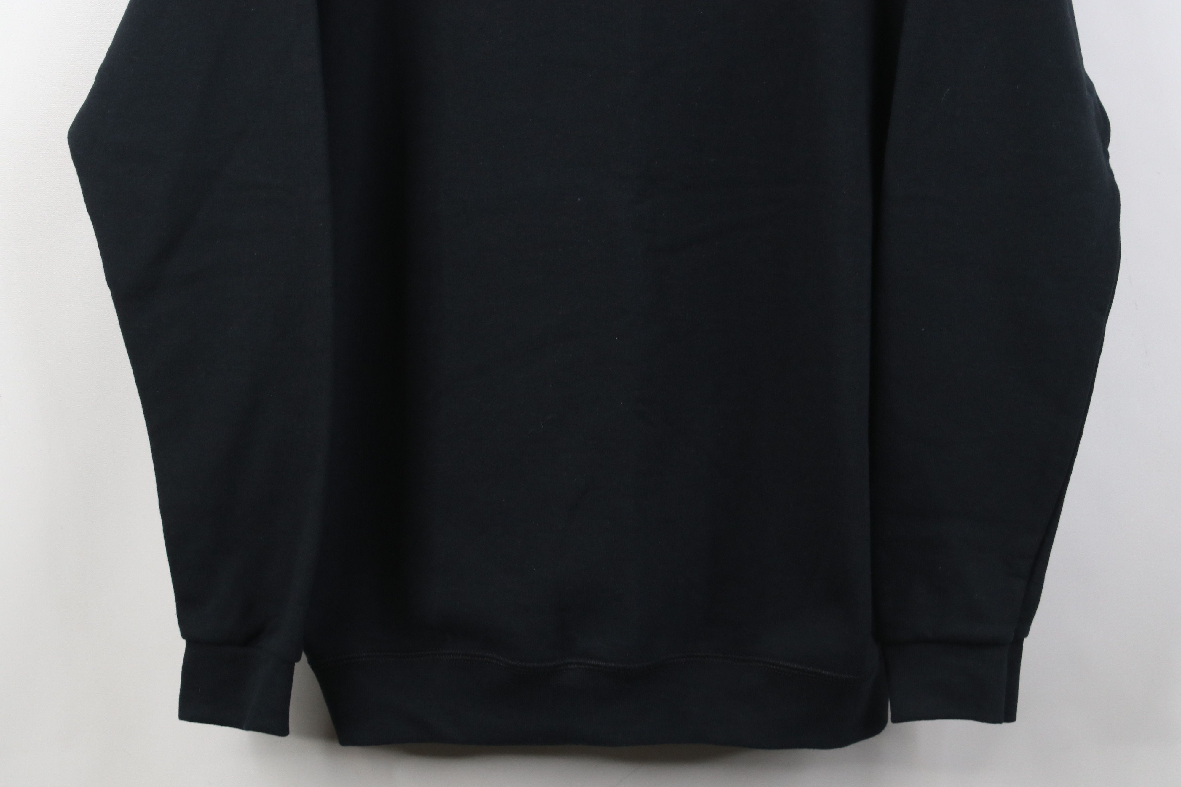 Vintage Vintage Y2K Streetwear Blank Heavy Crewneck Sweatshirt Black Size M / US 6-8 / IT 42-44 - 3 Thumbnail