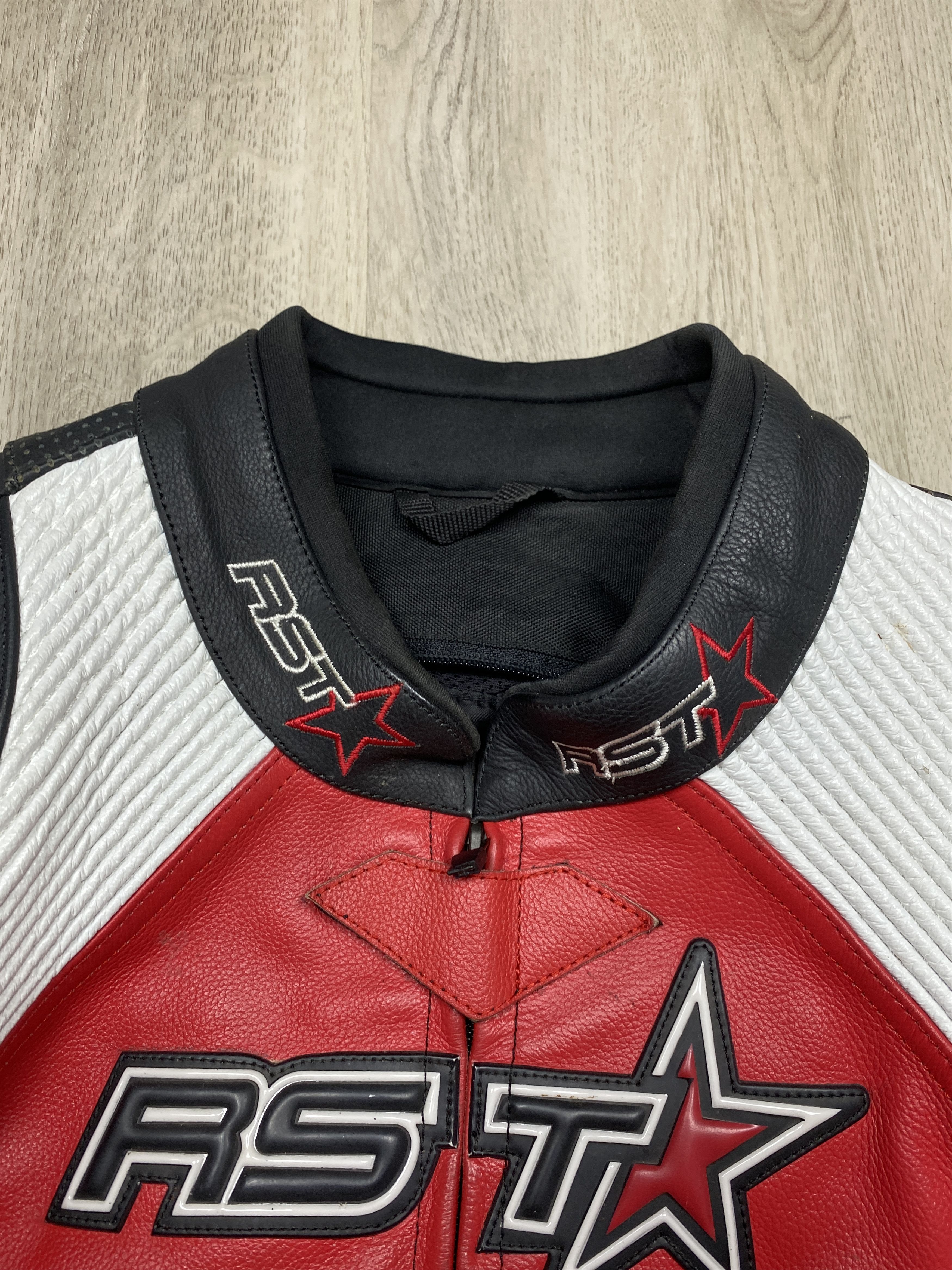 Genuine Leather RST Moto Leather Jacket + Pants Racing Suit Overall Size US M / EU 48-50 / 2 - 9 Thumbnail