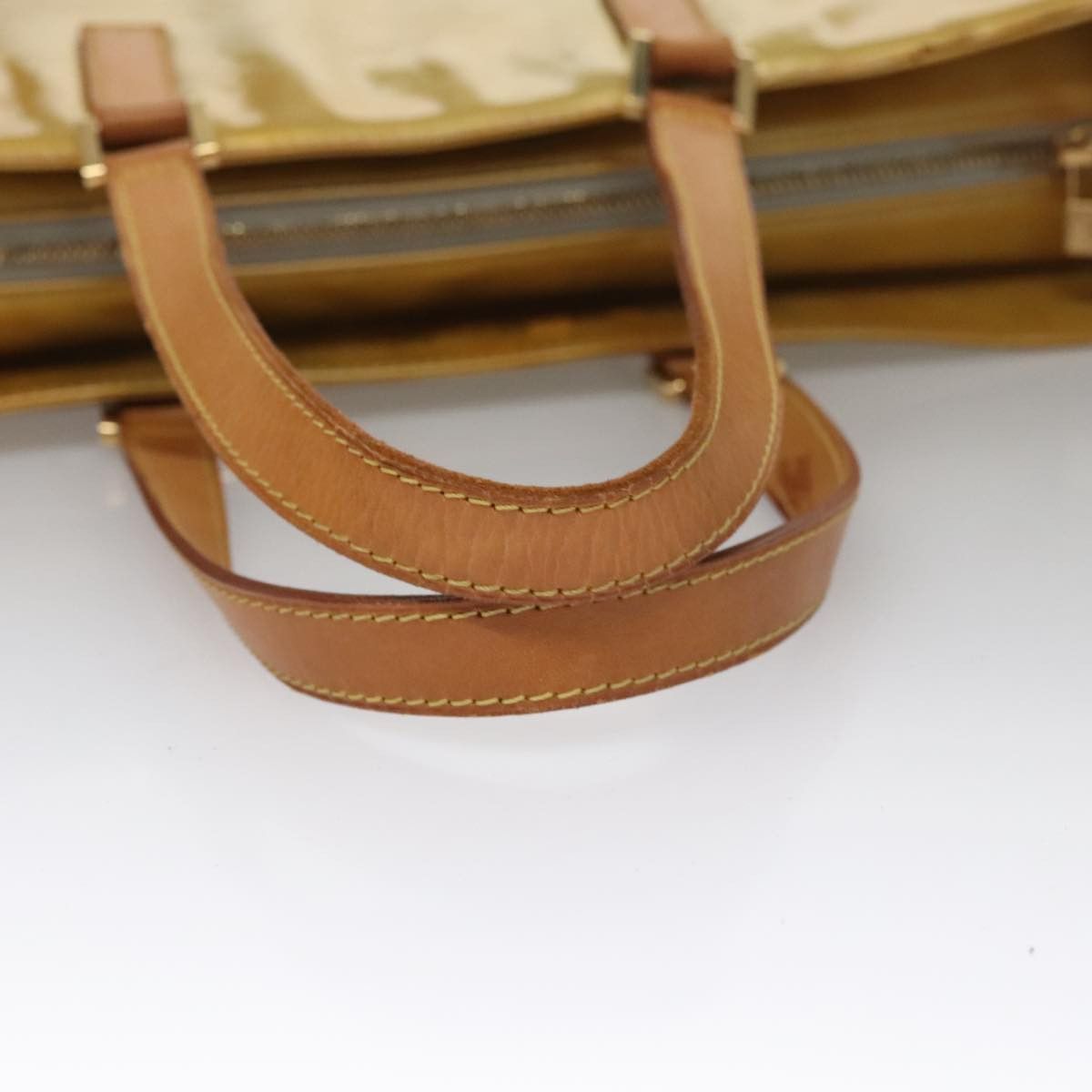 Louis Vuitton LOUIS VUITTON Monogram Vernis Columbus Tote Bag Gris M91028 Size ONE SIZE - 7 Thumbnail