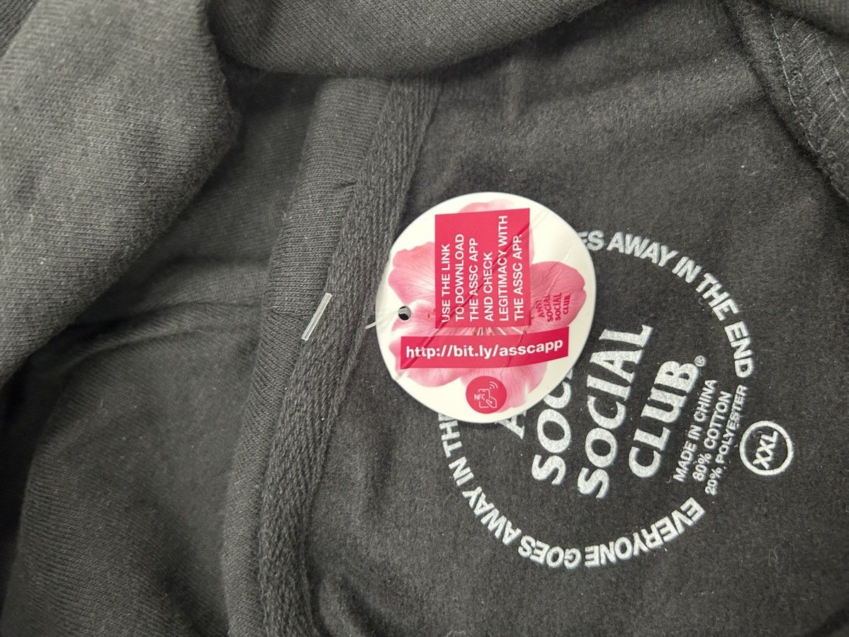 Anti Social Social Club Anti Social Social Club No Sympathy Hoodie “Black” Size US XXL / EU 58 / 5 - 3 Thumbnail