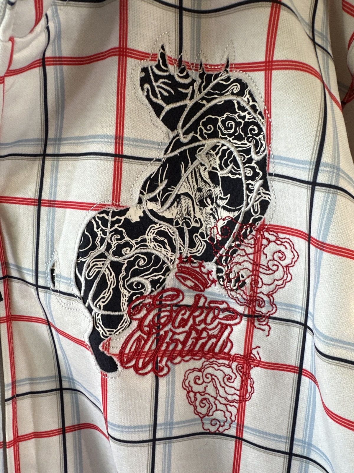 Ecko Unltd. Ecko Unlimited Plaid Track Zip-up Jacket Size US L / EU 52-54 / 3 - 4 Thumbnail