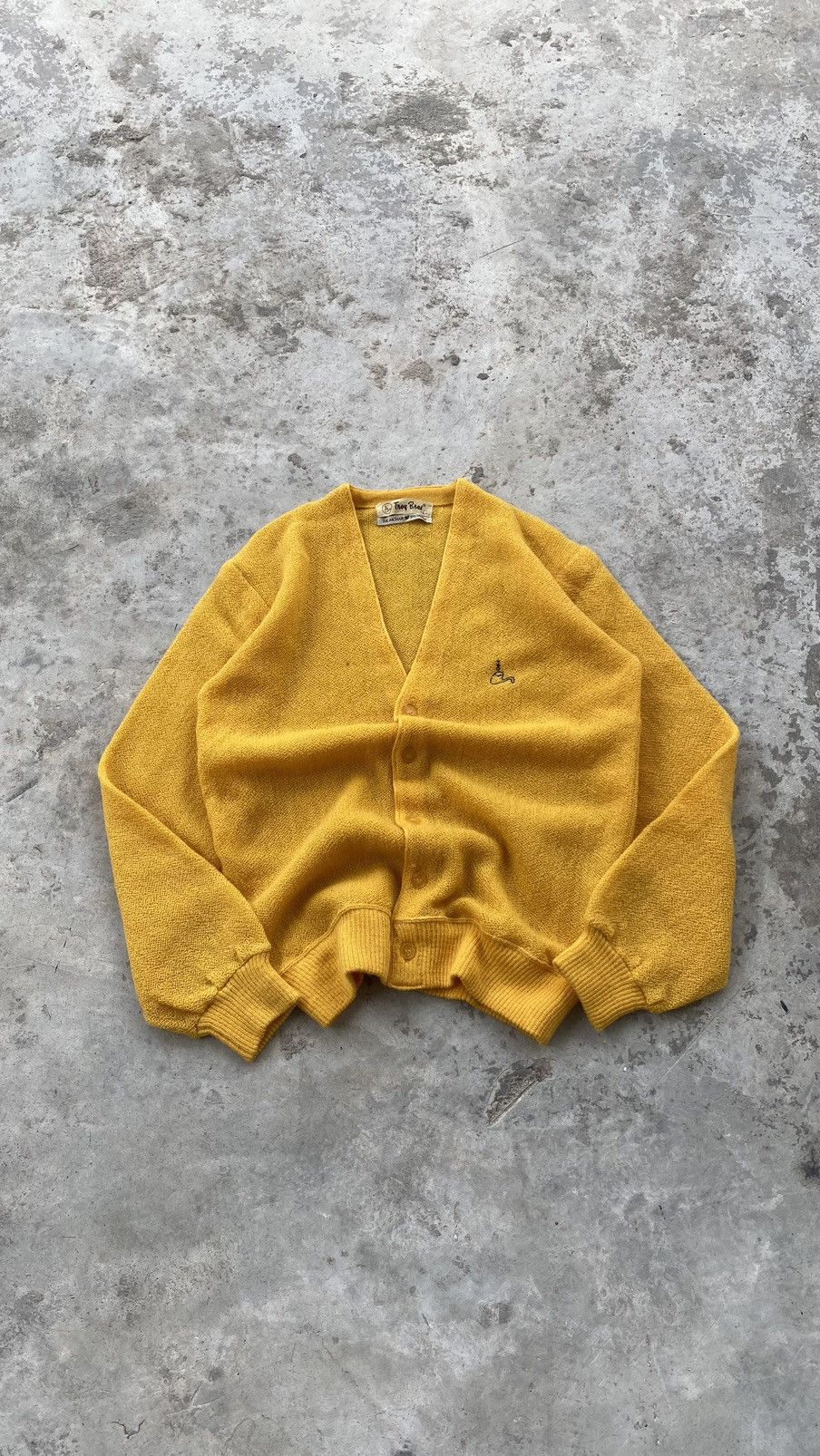 Vintage Troy Bros Mohair Knit Cardigan 70s Size US M / EU 48-50 / 2 - 4 Thumbnail
