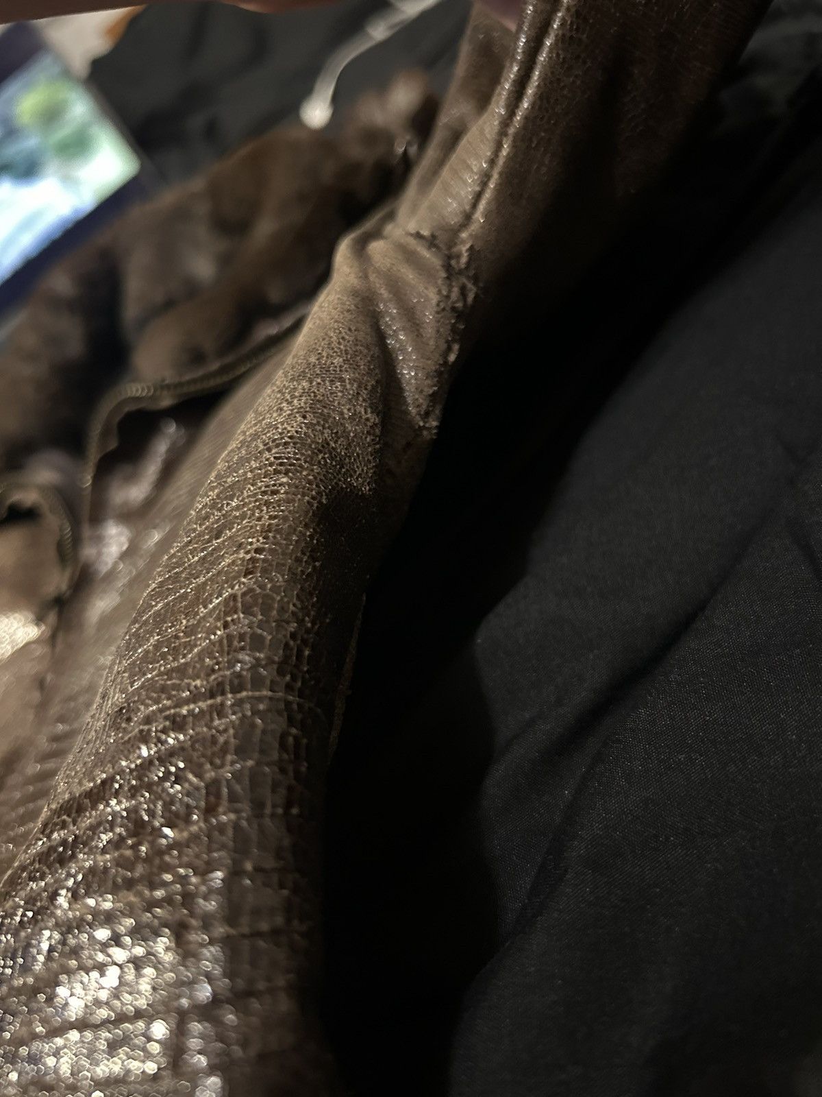 Giorgio Armani Giorgio Armani rabbit fur leather silk y2k Size XS / US 0-2 / IT 36-38 - 4 Thumbnail