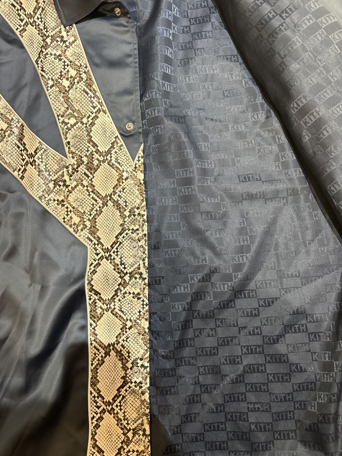 Kith × MLB Keith MLB Yankee snakeskin jacket Size US XL / EU 56 / 4 - 5 Thumbnail