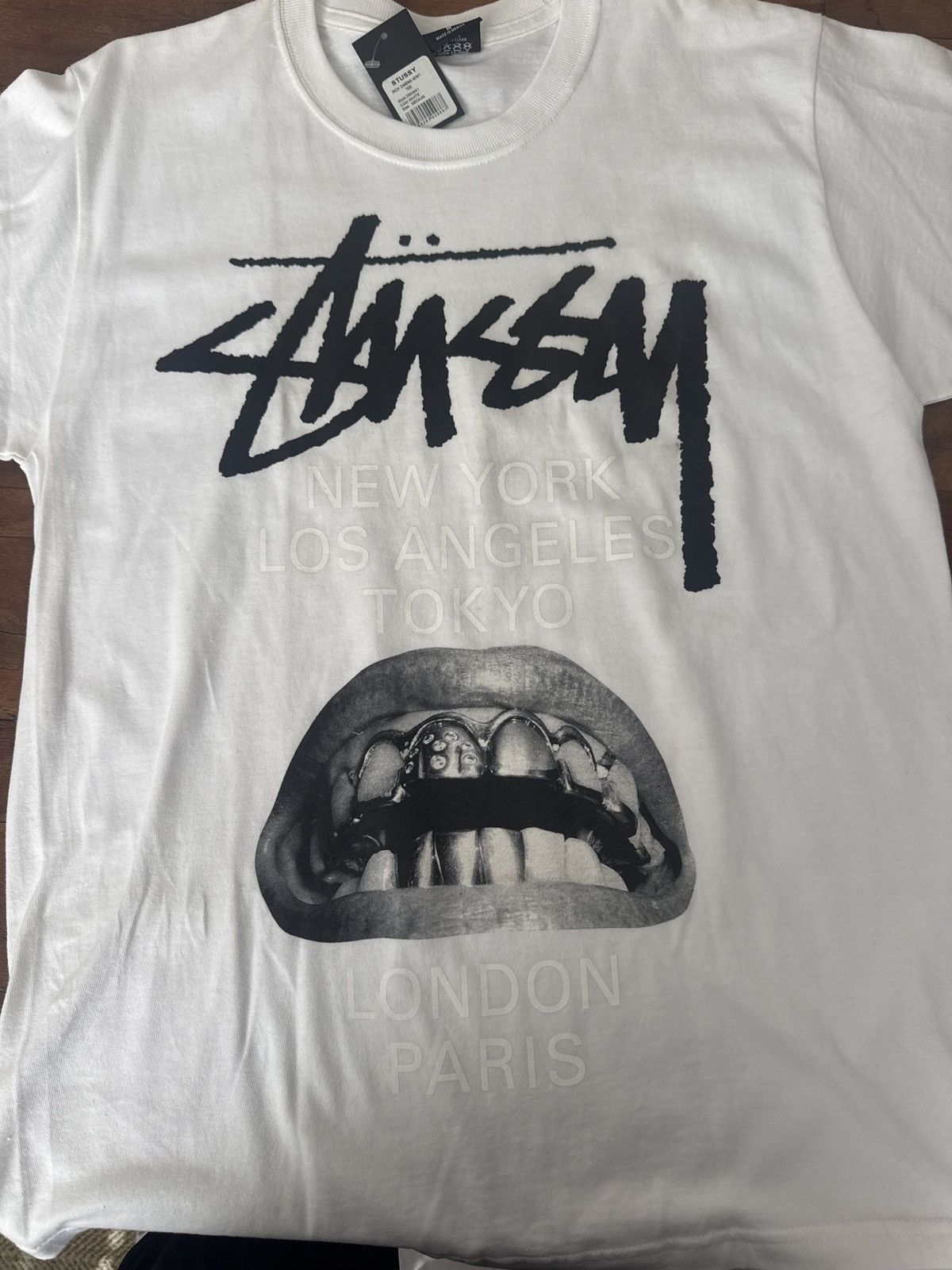 Rick Owens × Stussy Stüssy Rick Owen’s 40 WT tee Size US M / EU 48-50 / 2 - 1 Thumbnail