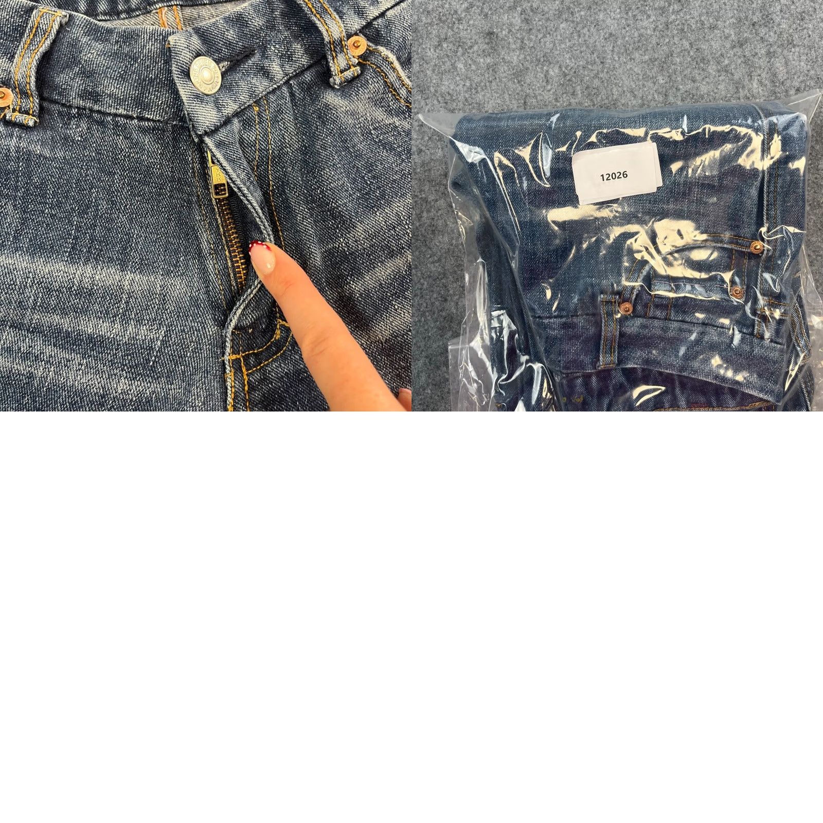 7 For All Mankind 7 For All Mankind Jeans Bootcut 29 30 UK 10 Blue Low Rise A Pocket Womens Boyfull? Size 32" / US 10 / IT 46 - 9 Thumbnail