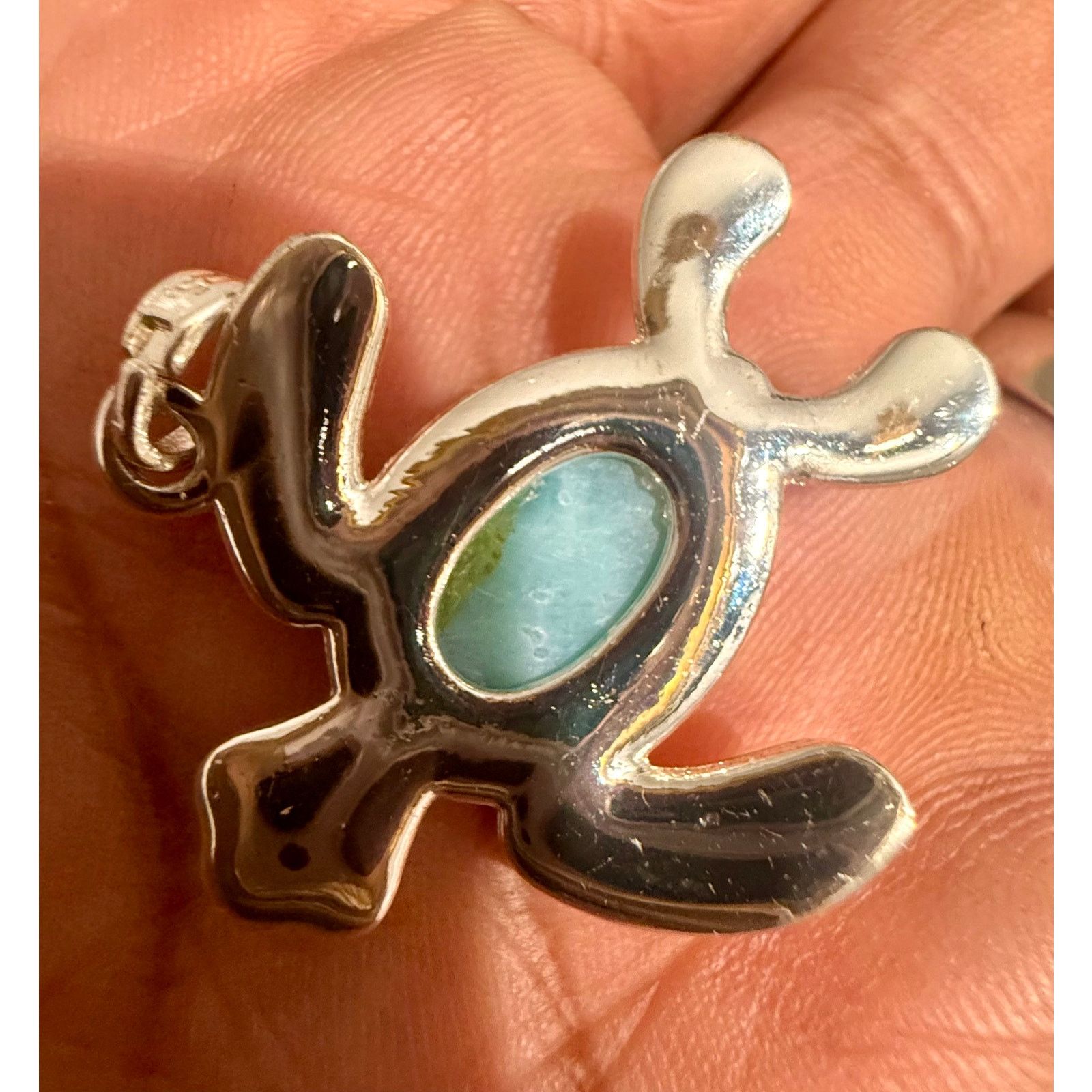 Other Vintage turtle Sterling Silver 925 Pendant Charm Authentic Size ONE SIZE - 2 Thumbnail