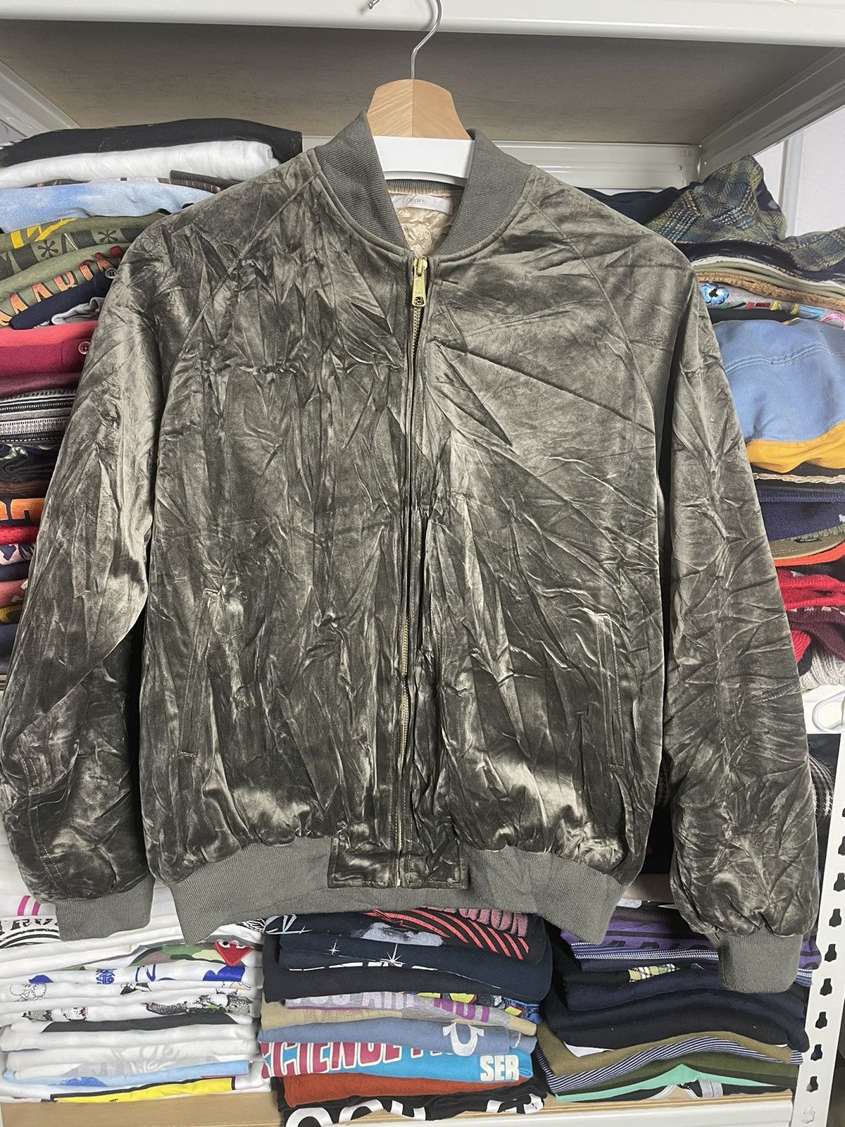 Ciaopanic × Japanese Brand Vintage Ciopanic Bomber Velvet Jacket Size US M / EU 48-50 / 2 - 1 Thumbnail