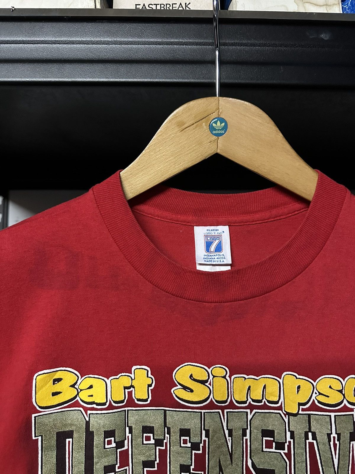 Cartoon Network Vintage 90s Bart Simpson 49 Ers Logo 7 Faded Tee Size US XL / EU 56 / 4 - 7 Thumbnail