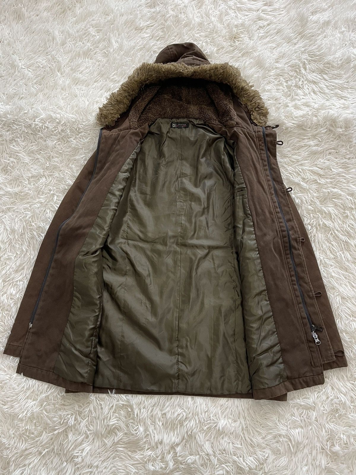 Michel Klein × Vintage Michel Klein Homme Fur Trimmed Linning Jacket Size M / US 6-8 / IT 42-44 - 9 Thumbnail