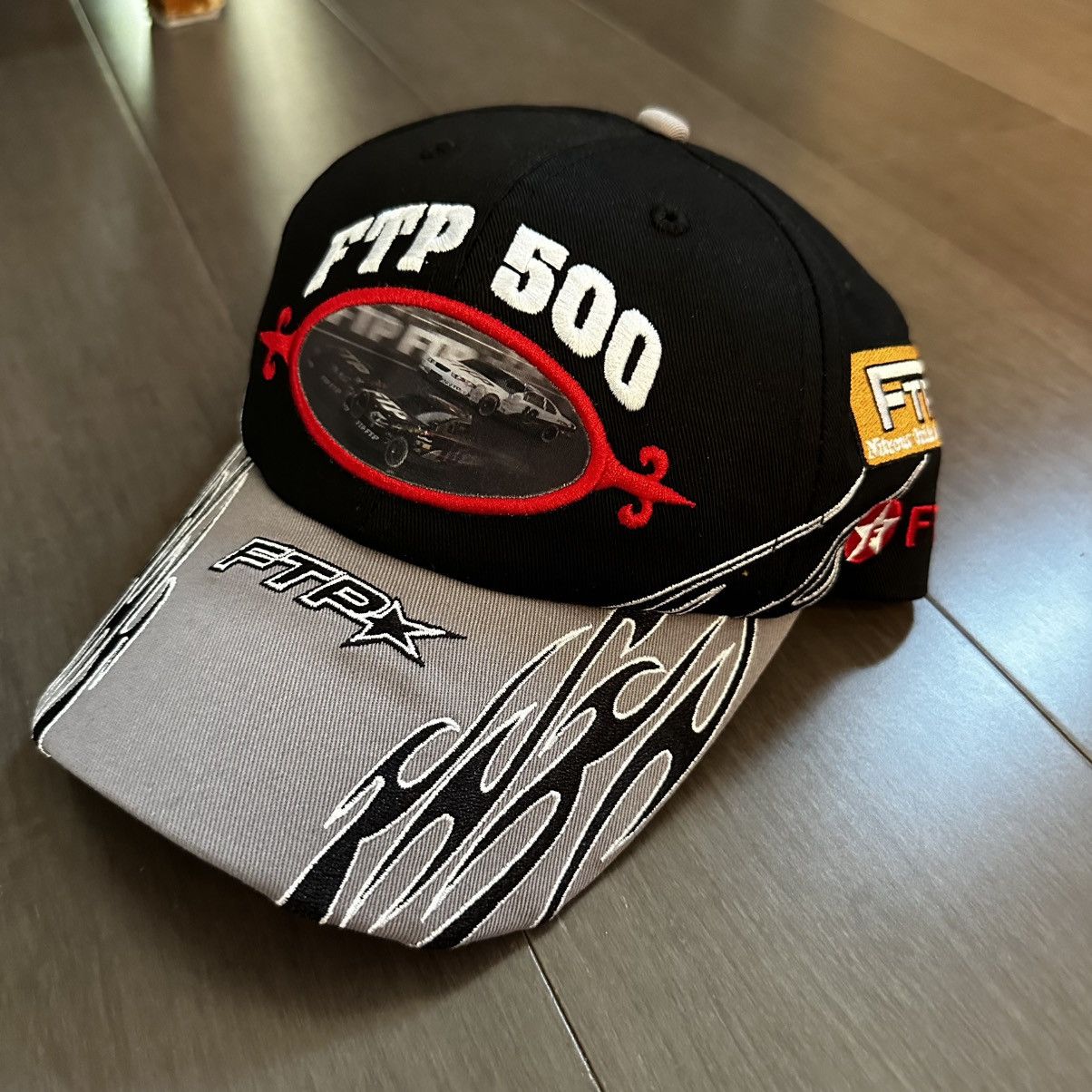 FTP Raceway 6 Panel Hat Black