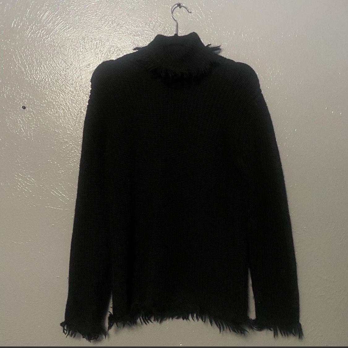Comme des Garcons COMME DES GARCON TRICOT FRINGED KNITTED SWEATER Size US S / EU 44-46 / 1 - 1 Thumbnail