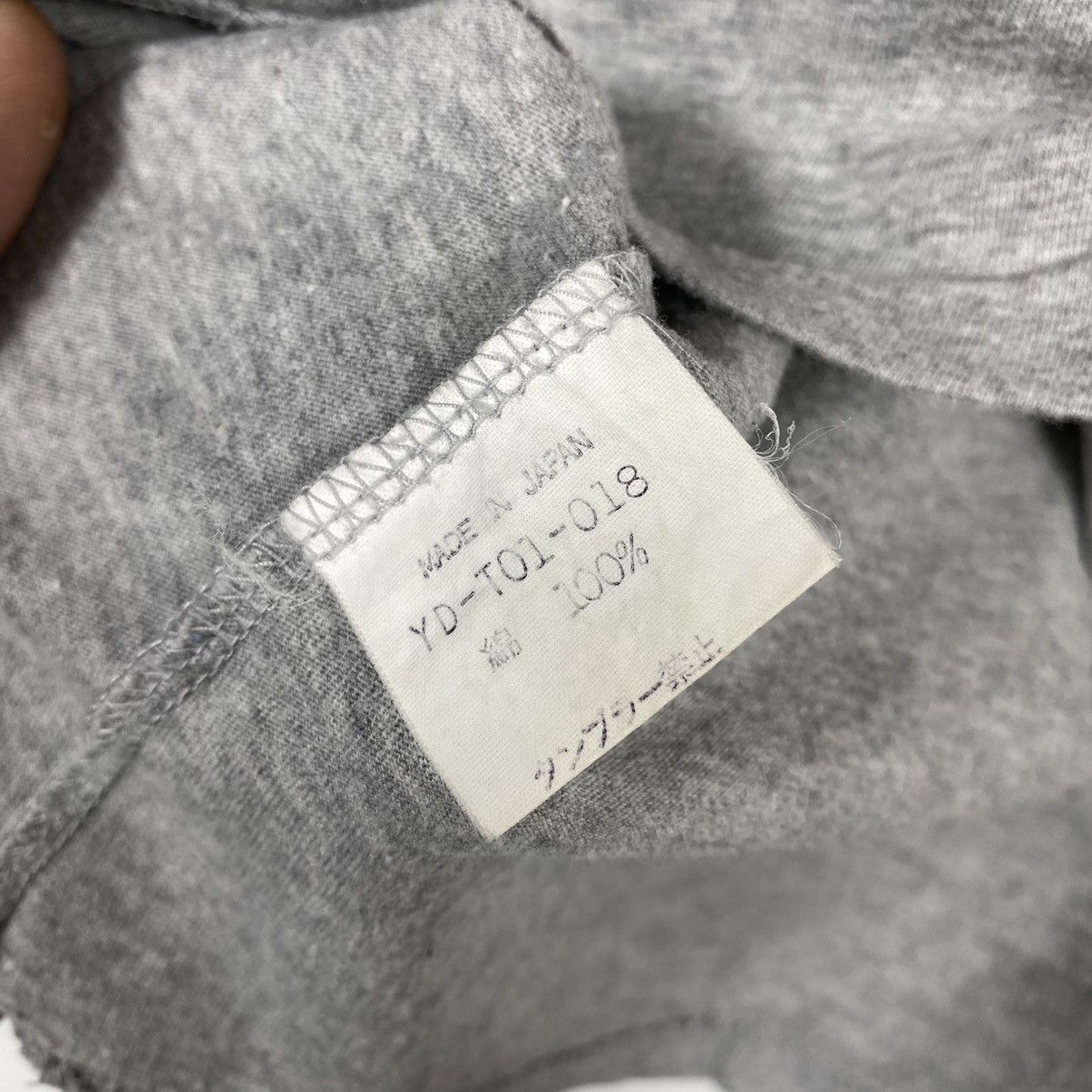 Y's × Yohji Yamamoto VINTAGE Y'S By YOHJI YAMAMOTO SMALL LOGO TEE Size US M / EU 48-50 / 2 - 8 Thumbnail