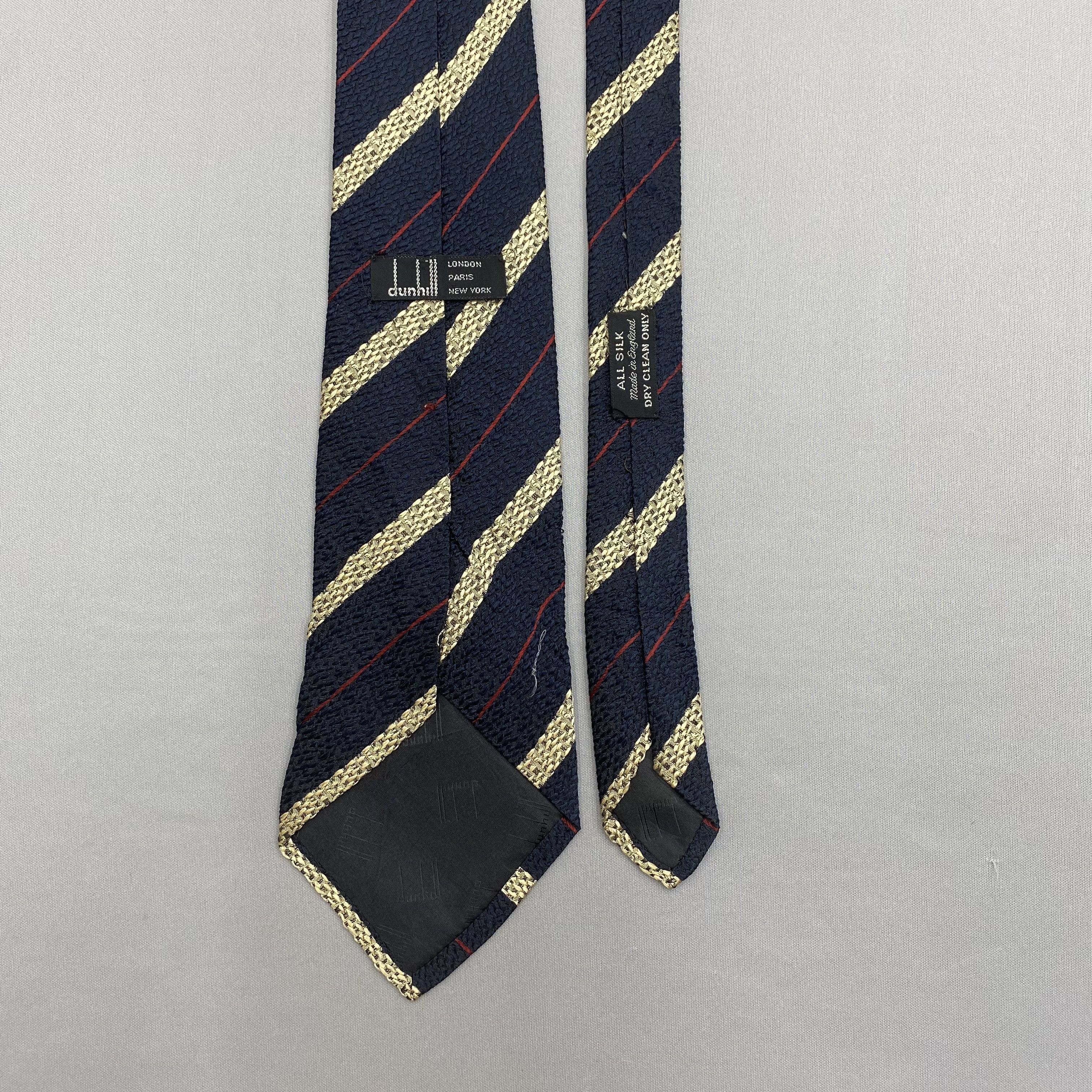 Alfred Dunhill Vintage Alfred Dunhill SILK Necktie Cravate Pure Silk Size ONE SIZE - 6 Thumbnail