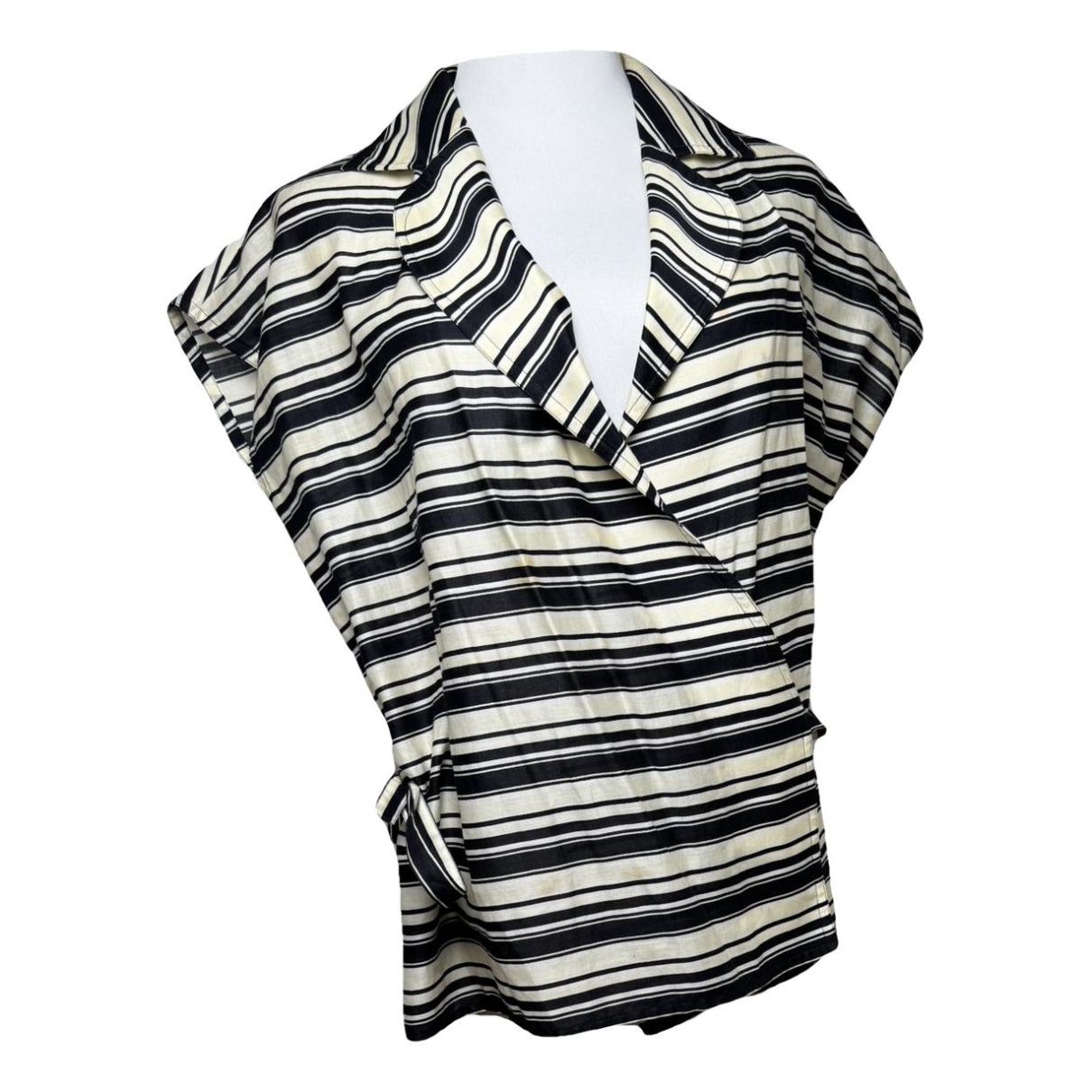 Dior J'A8 Black Silk Top Size M / US 6-8 / IT 42-44 - 1 Thumbnail