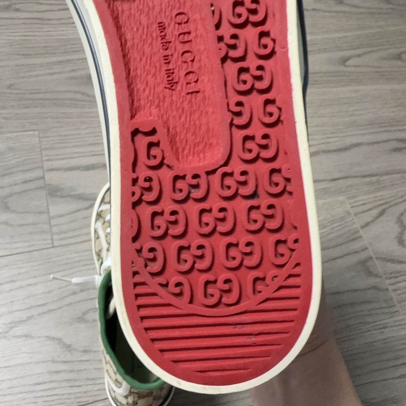 Gucci Gucci 1977 High-Top Canvas Sneakers for Men - Size US 10.5 / EU 43-44 - 6 Thumbnail