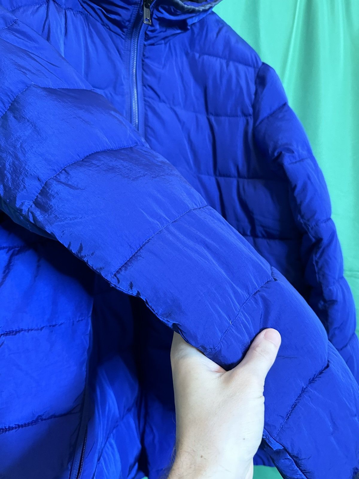 Scotch & Soda Zip-up hooded blue puffer coat Size US XL / EU 56 / 4 - 3 Thumbnail
