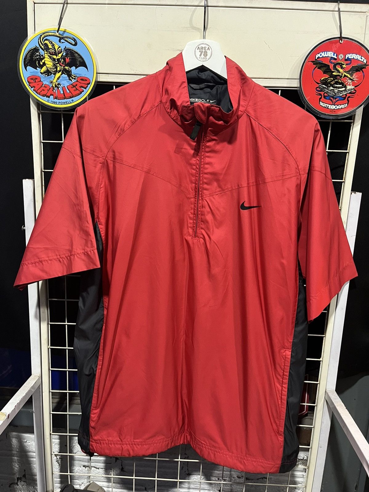 Nike Nike Golf Swoosh Shortsleeve Half Zip Jacket 2008s Size US L / EU 52-54 / 3 - 1 Thumbnail