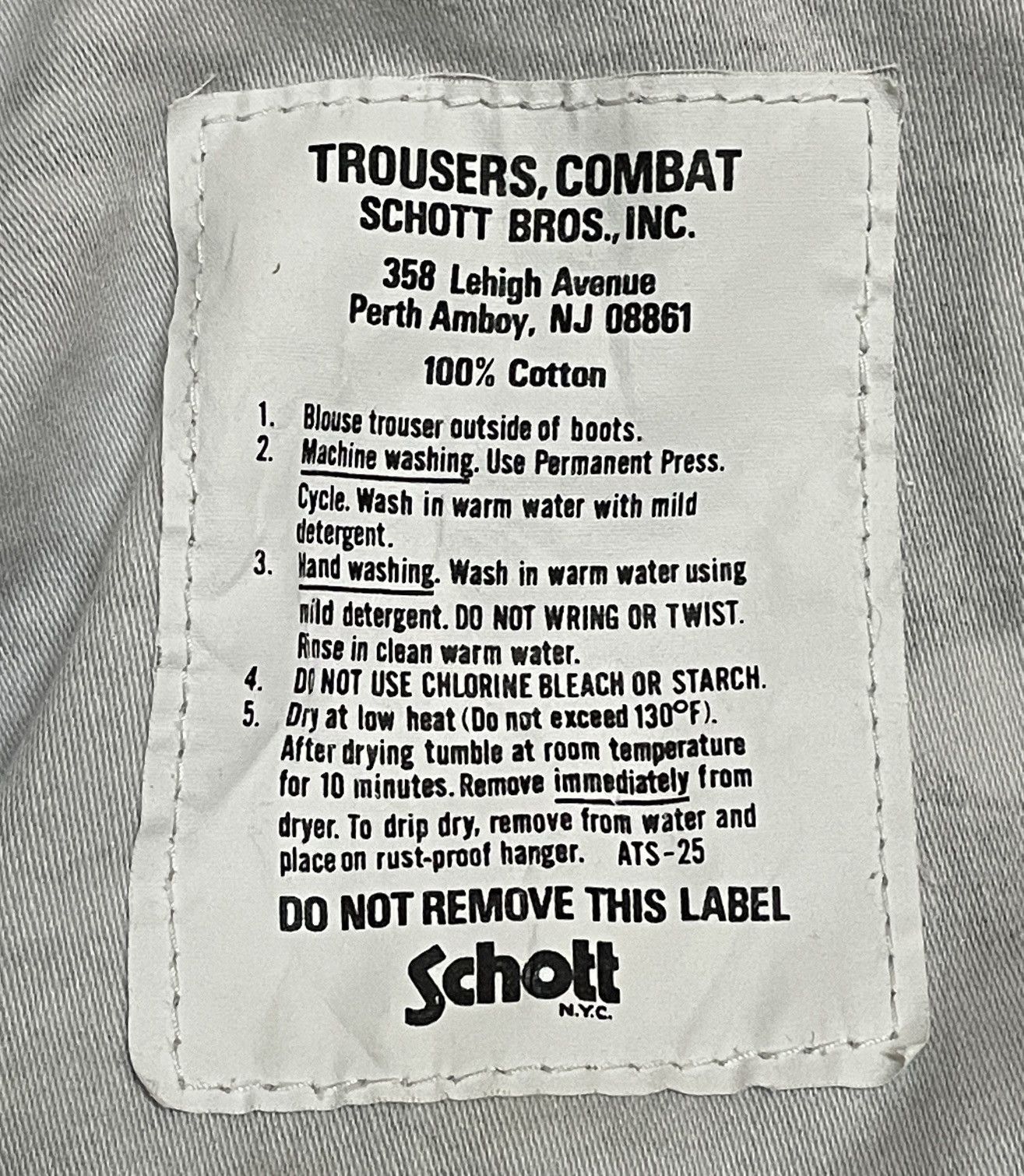 Schott Rare Design Vintage Brand Schott Tactical Cargo Pants 2000s Size US 28 / EU 44 - 11 Thumbnail