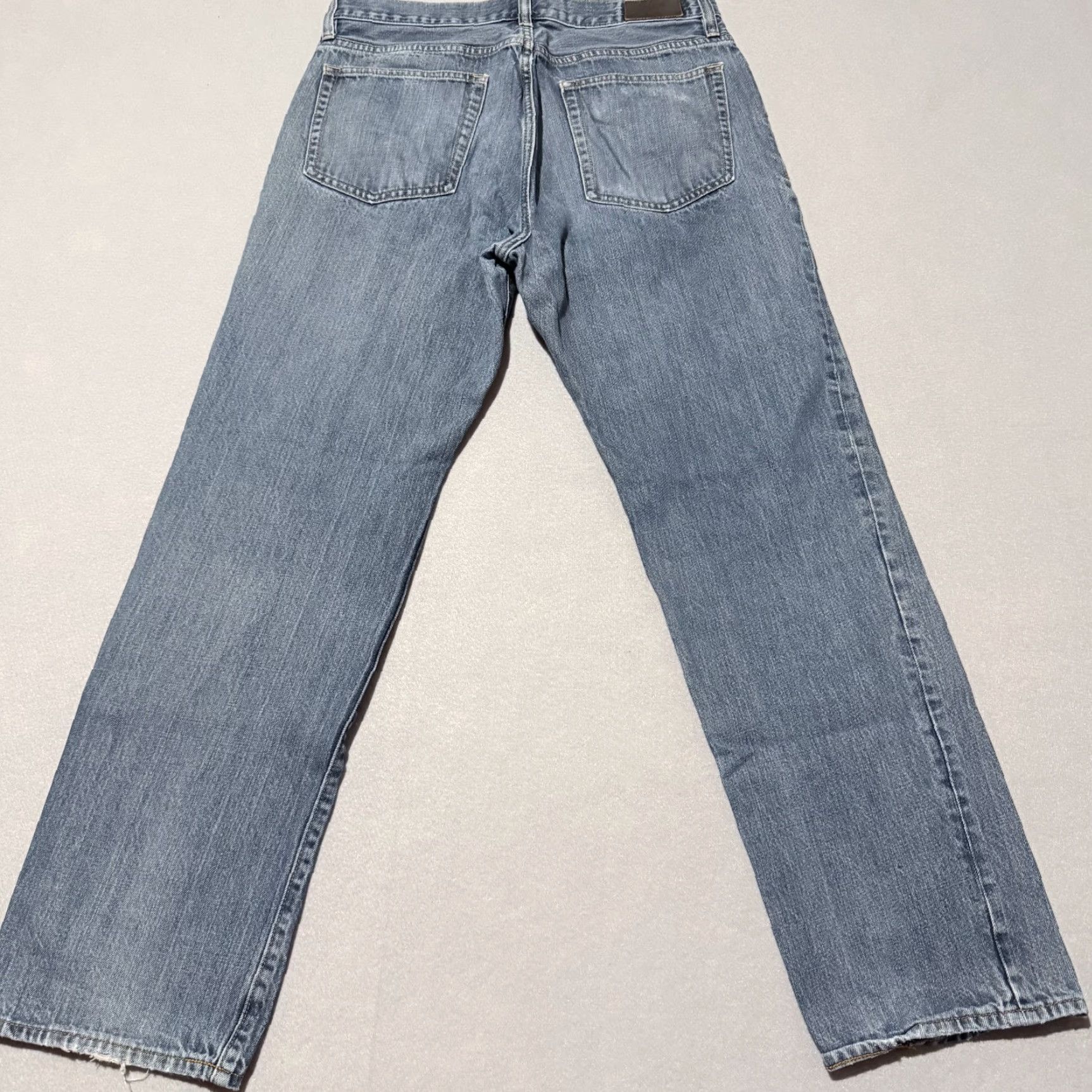 J.Crew J.Crew The Barrow Jeans Mens Medium Wash Denim Mid-Rise Classic Straight - 31X30 Blue Men Jeans Size US 31 - 2 Thumbnail